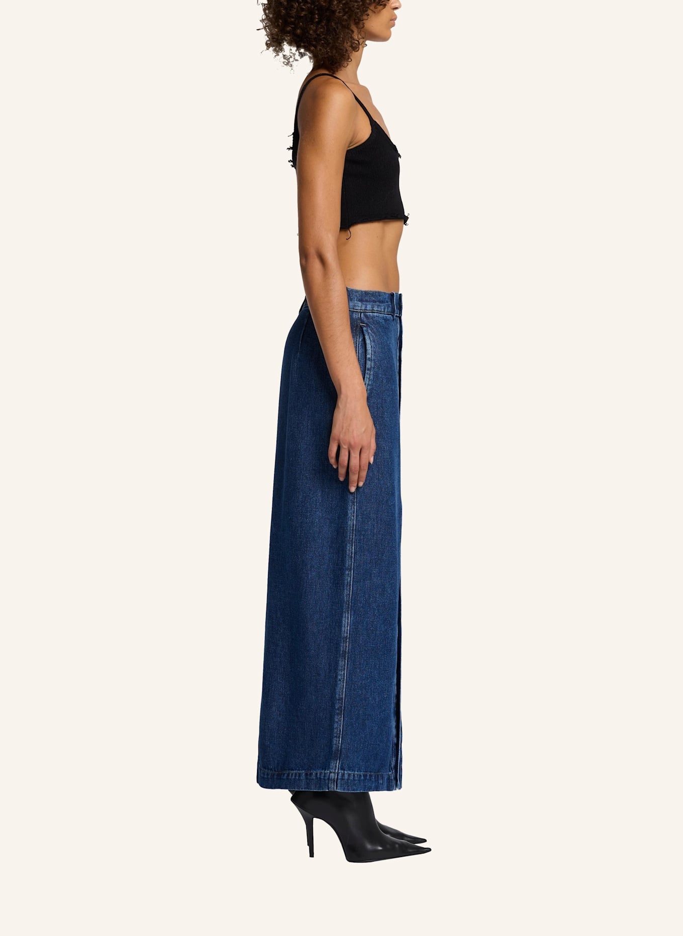 7 for all mankind AMIE SKIRT Jeansrock, Farbe: BLAU (Bild 4)