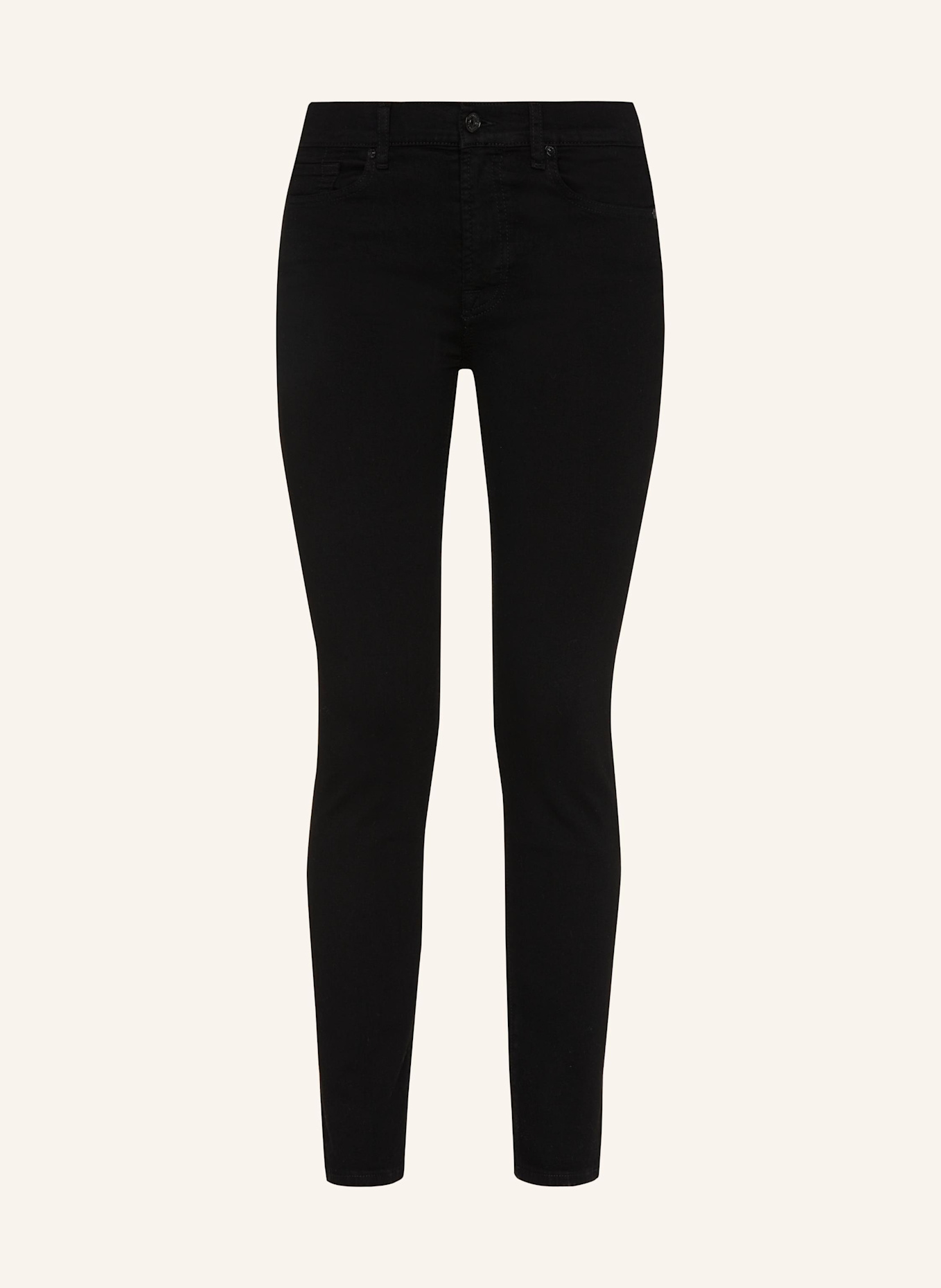 7 for all mankind Jeans ROXANNE Skinny Fit, Farbe: SCHWARZ (Bild 1)