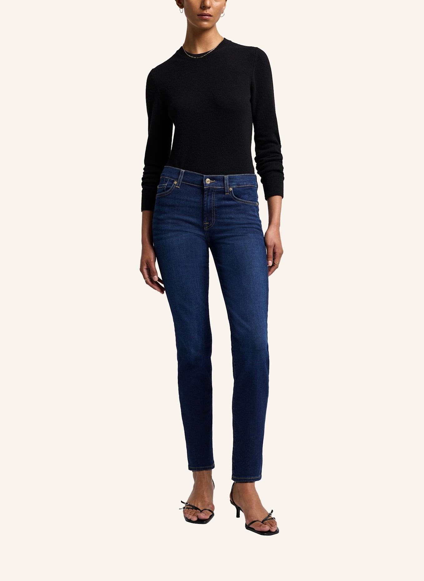 7 for all mankind Jeans ROXANNE Skinny Fit, Farbe: BLAU (Bild 5)