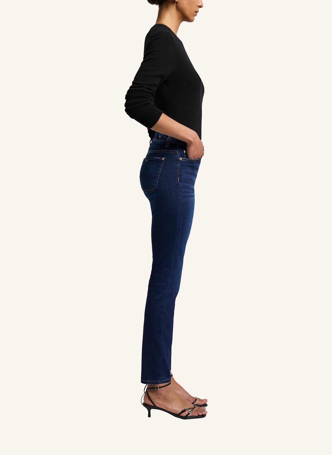 7 for all mankind Jeans ROXANNE Skinny Fit, Farbe: BLAU (Bild 4)