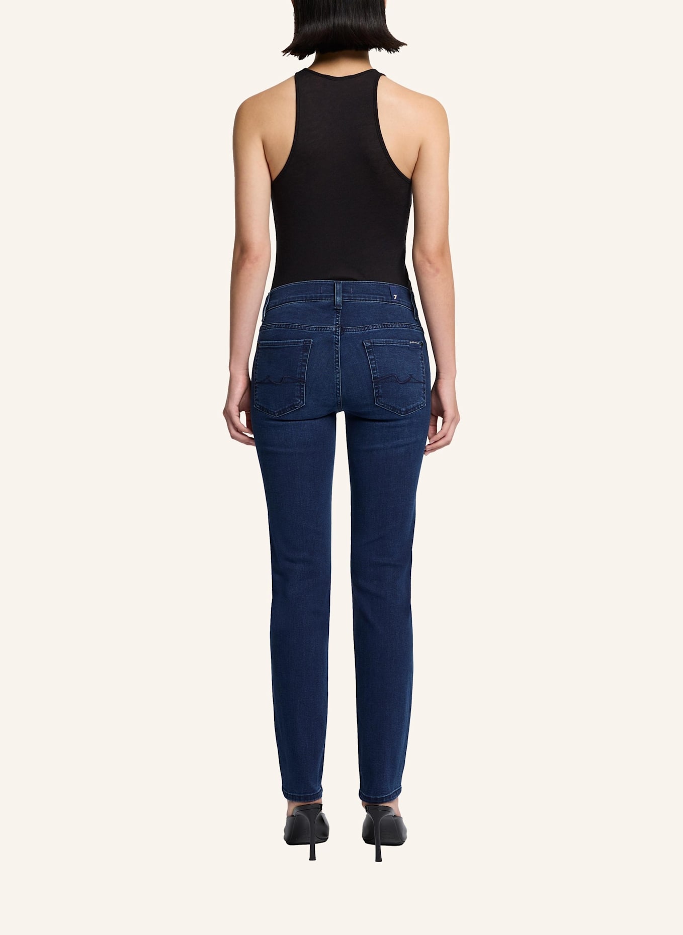 7 for all mankind Jeans ROXANNE Skinny Fit, Farbe: BLAU (Bild 2)