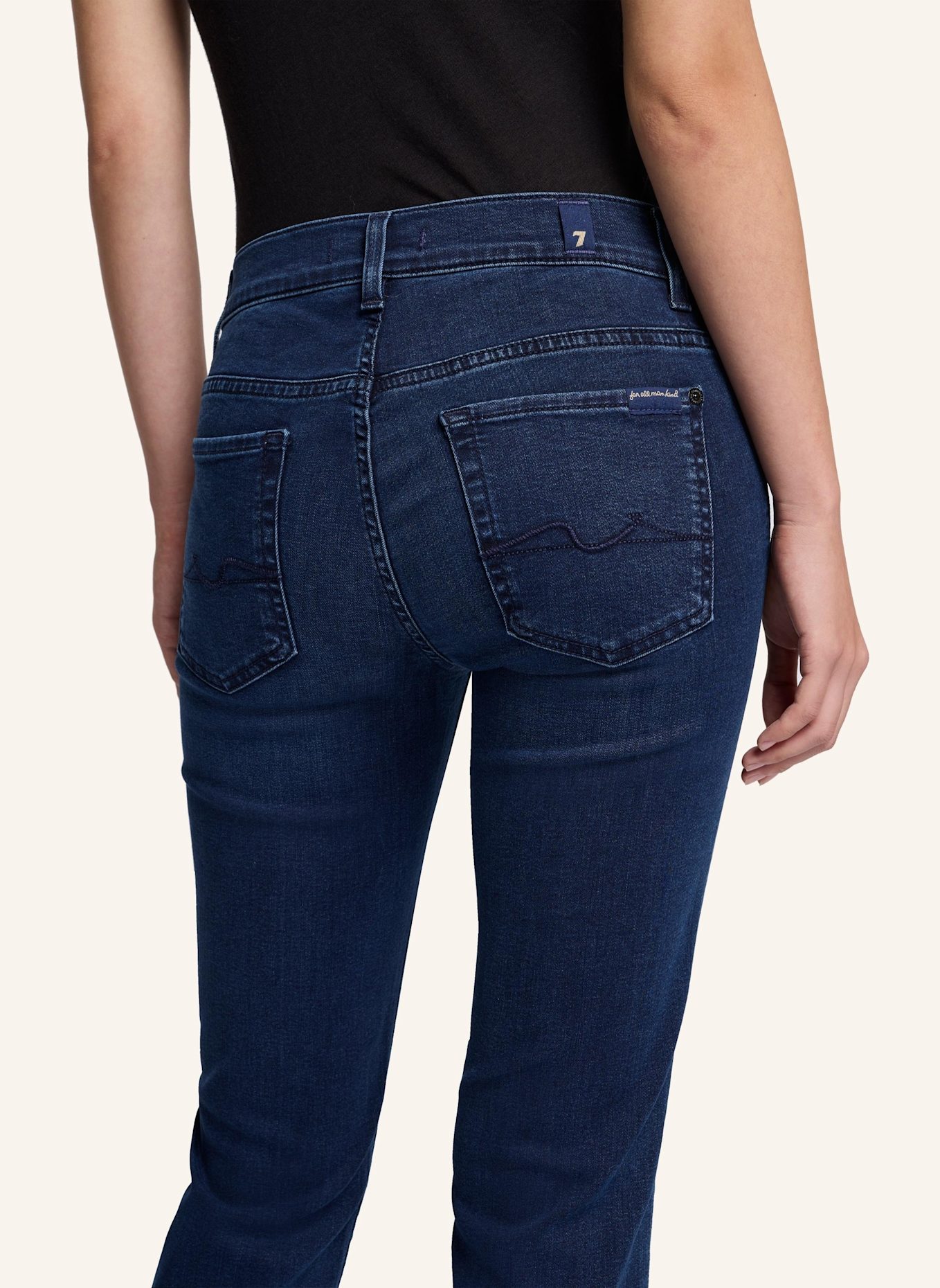 7 for all mankind Jeans ROXANNE Skinny Fit, Farbe: BLAU (Bild 3)