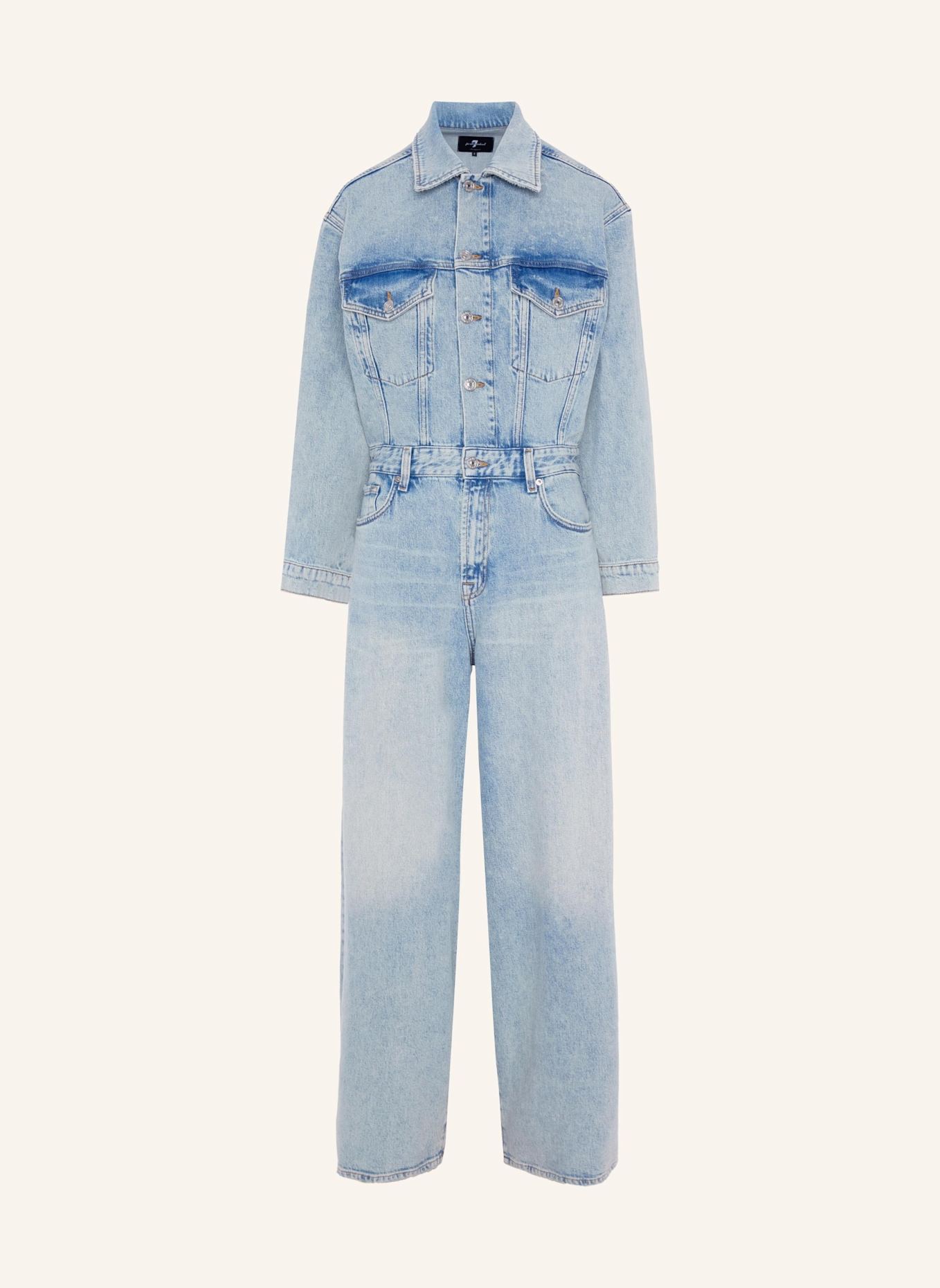 7 for all mankind RELAXED JUMPSUIT, Farbe: BLAU (Bild 1)