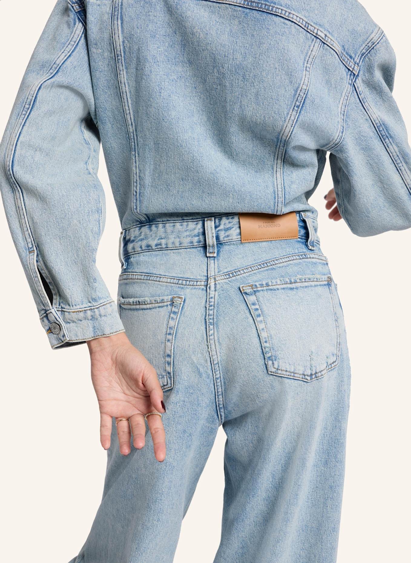 7 for all mankind RELAXED JUMPSUIT, Farbe: BLAU (Bild 3)