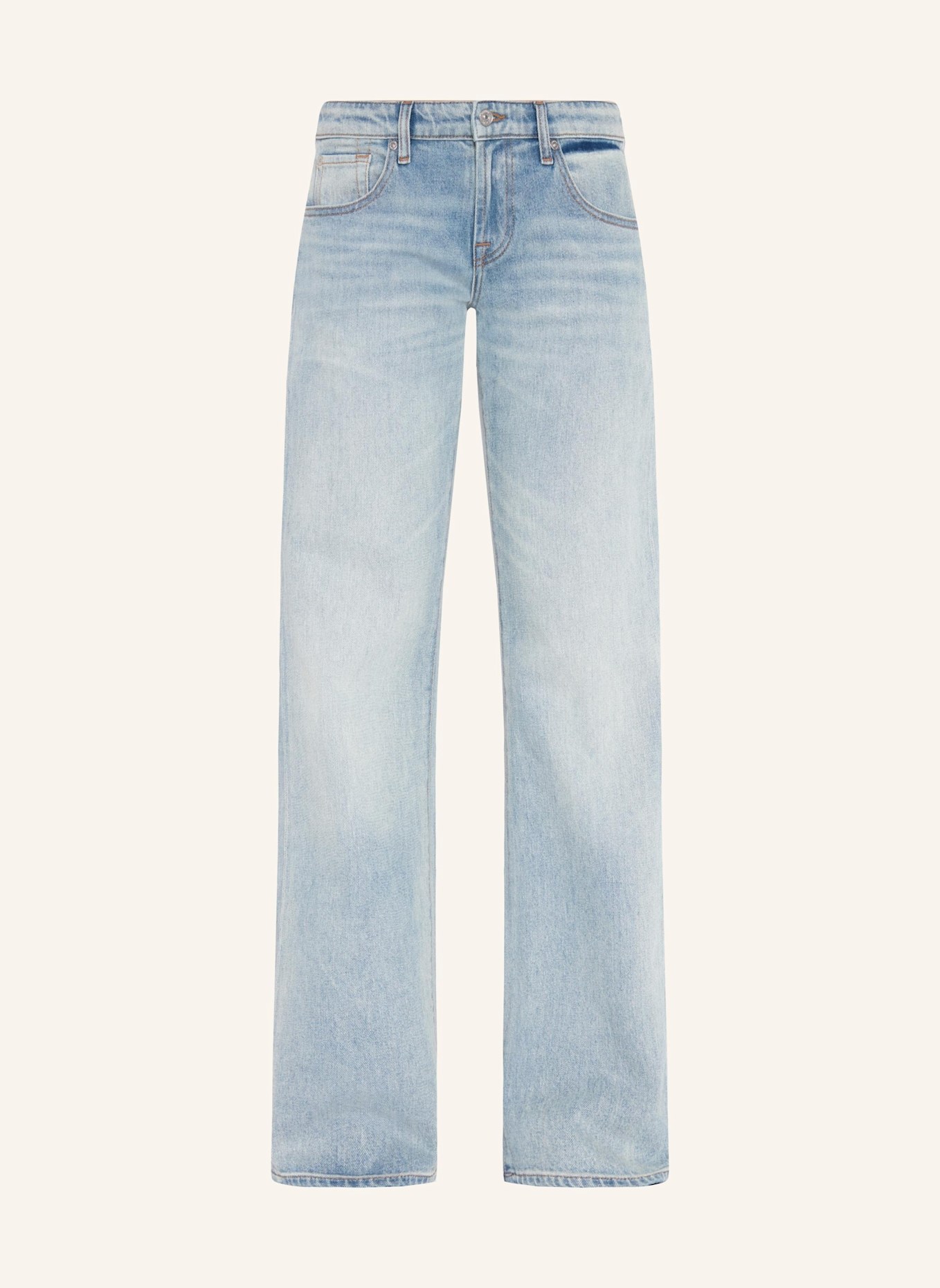 7 for all mankind Jeans LOW STRAIGHT Straight Fit: BLAU