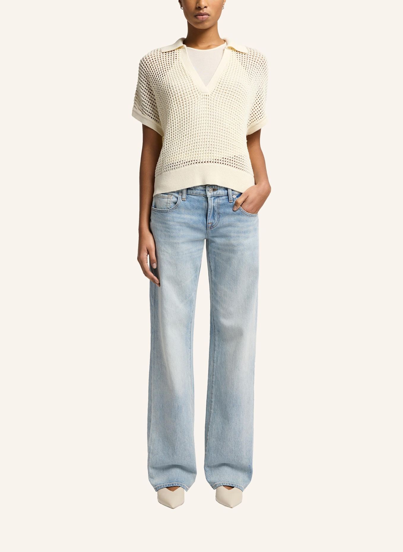 7 for all mankind Jeans LOW STRAIGHT Straight Fit: BLAU