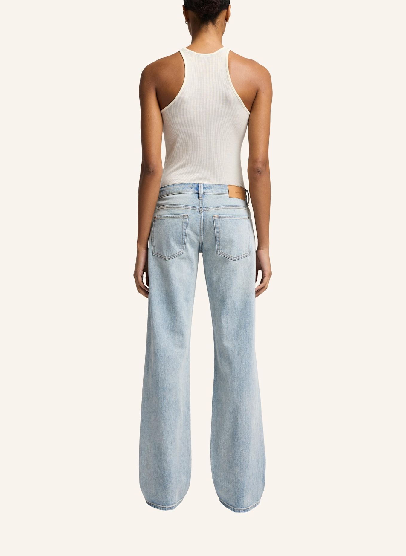 7 for all mankind Jeans LOW STRAIGHT Straight Fit: BLAU