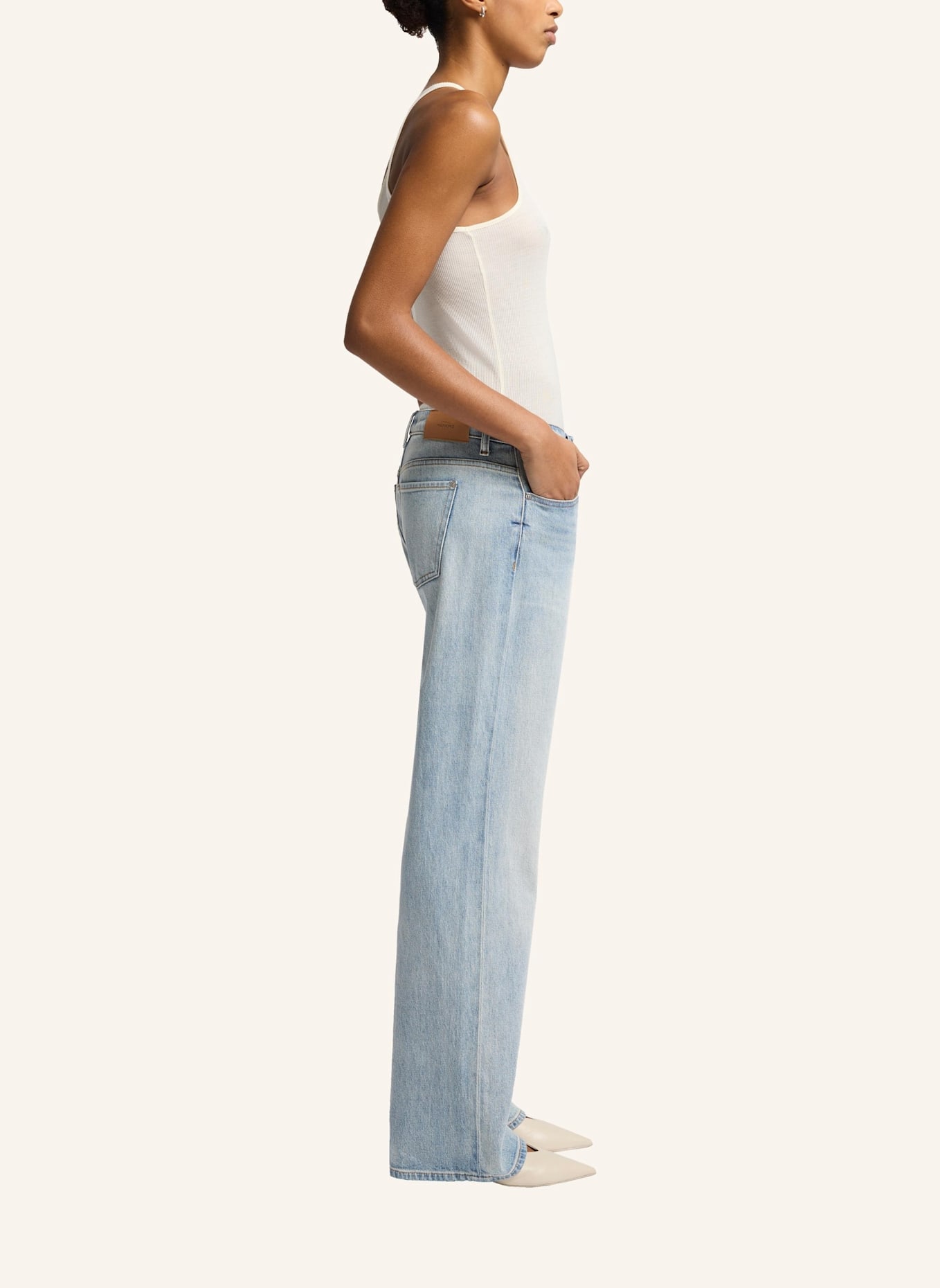 7 for all mankind Jeans LOW STRAIGHT Straight Fit: BLAU