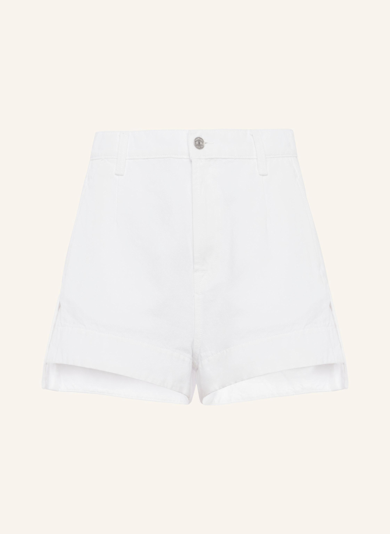 7 for all mankind Denim Shorts TAILORED SLOUCH: WEISS