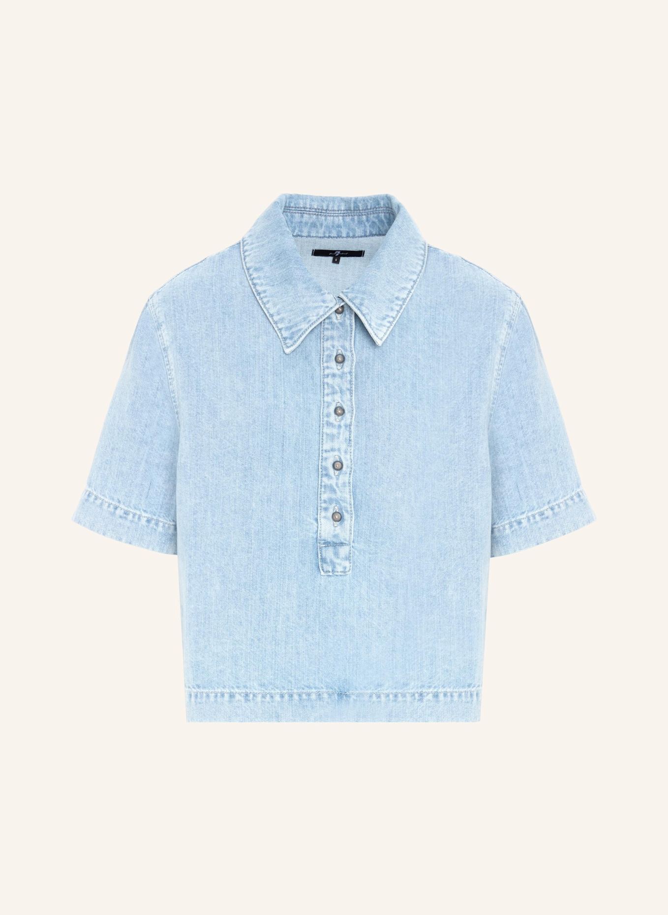 7 for all mankind Denim POLO: BLAU