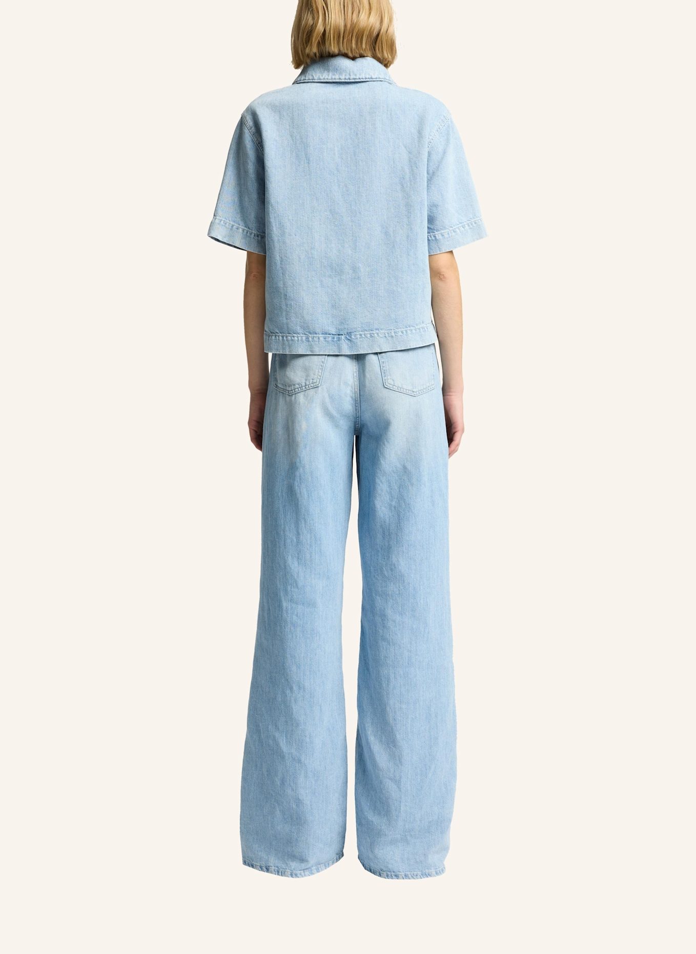 7 for all mankind Denim POLO: BLAU