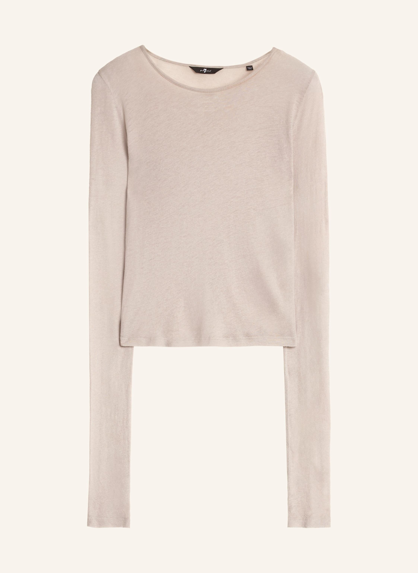 7 for all mankind L/S CREW T-shirt: GRAU