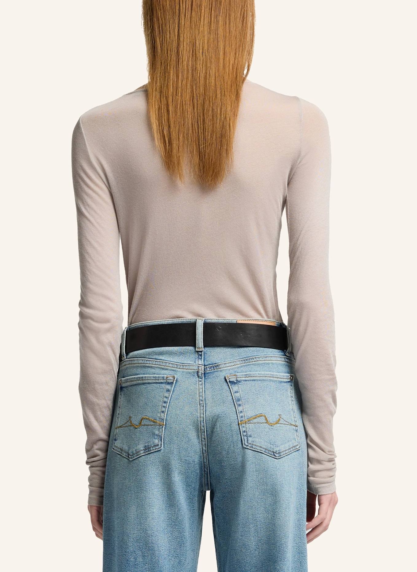 7 for all mankind L/S CREW T-shirt: GRAU