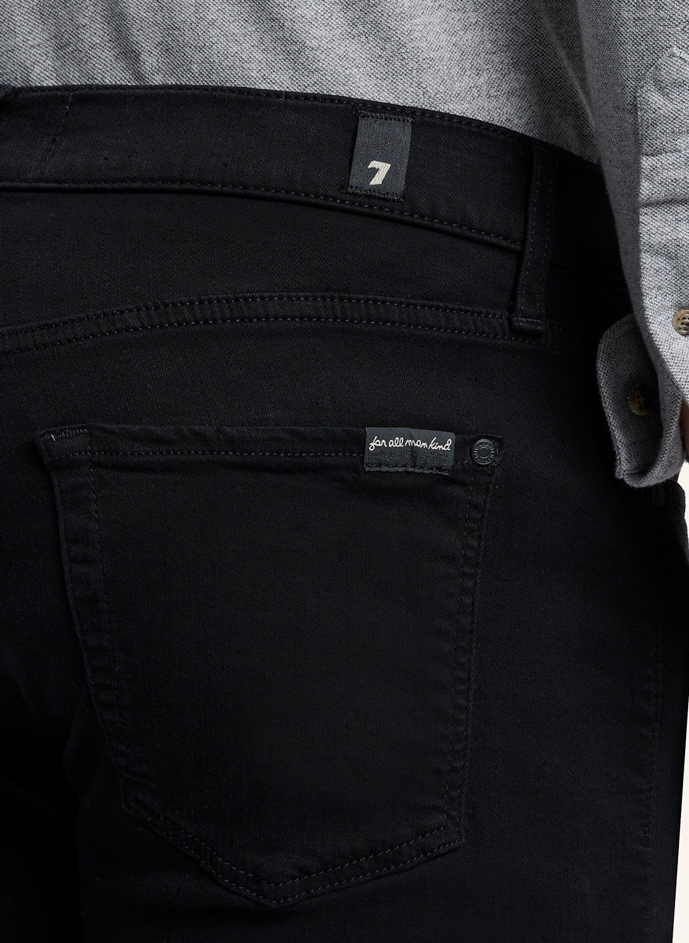 7 for all mankind Jeans SLIMMY TAPERED Skinny Fit: SCHWARZ