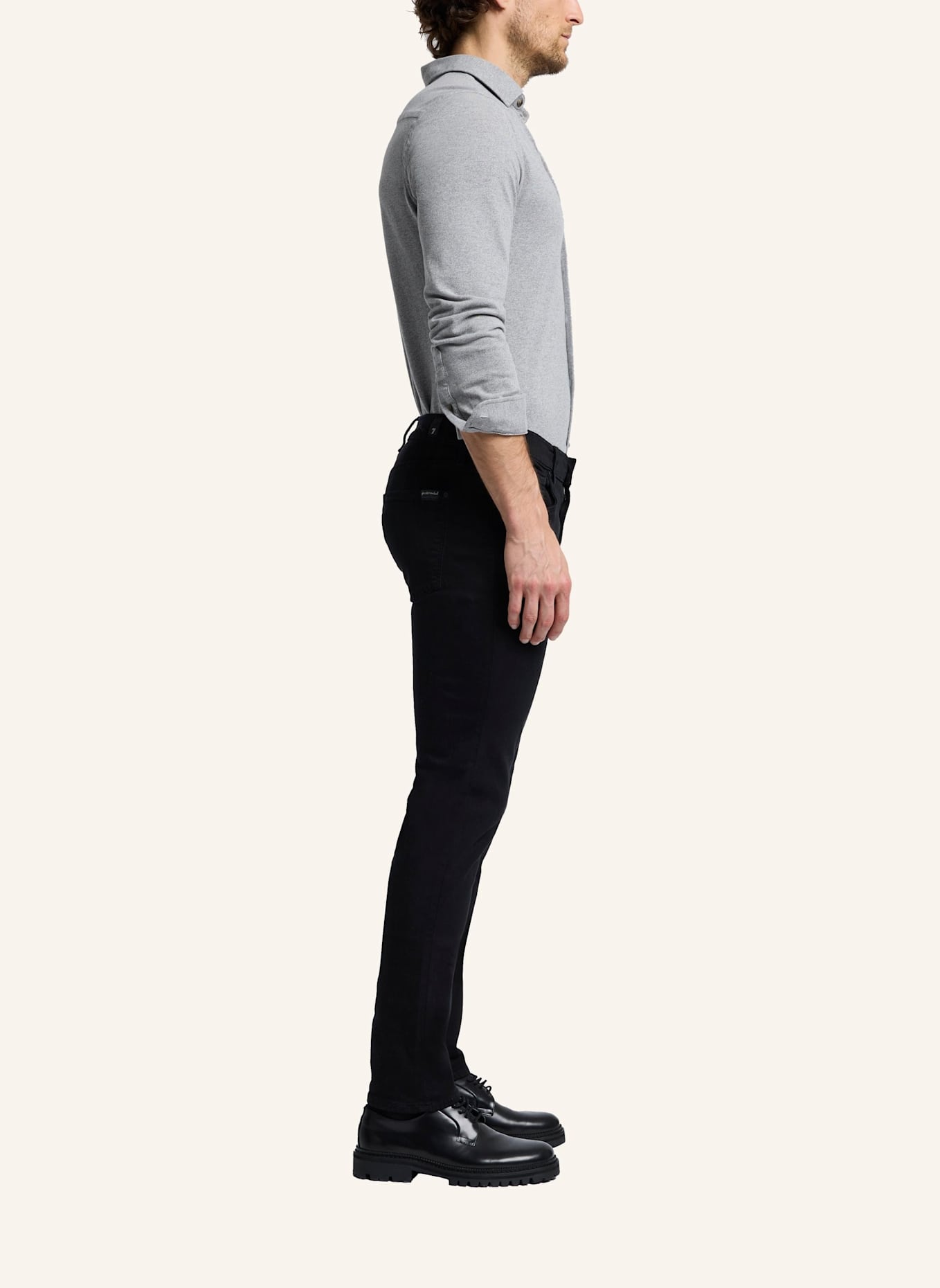 7 for all mankind Jeans SLIMMY TAPERED Skinny Fit: SCHWARZ