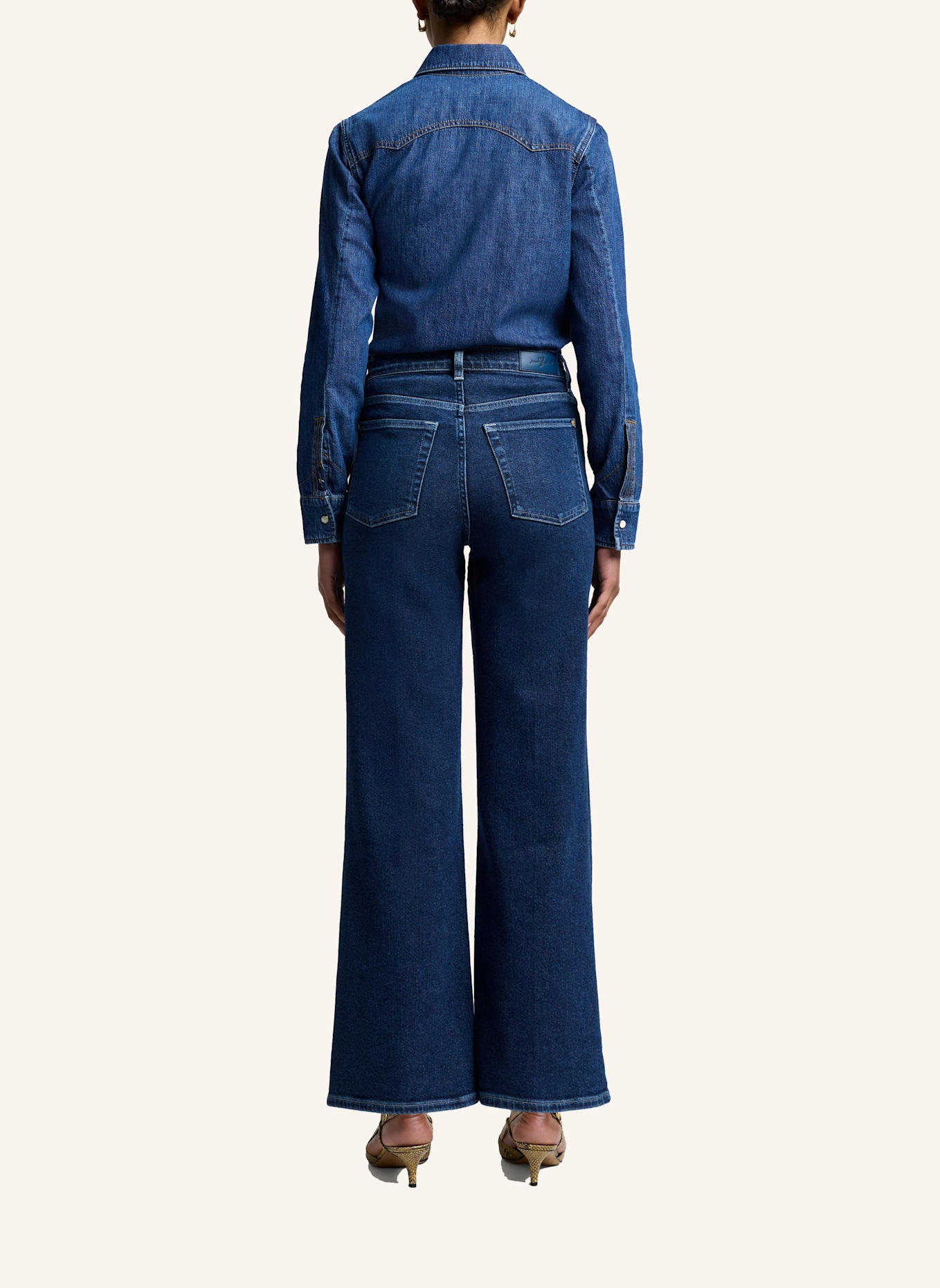 7 for all mankind Flared jeans ULTRA HIGH RISE JO: BLAUW