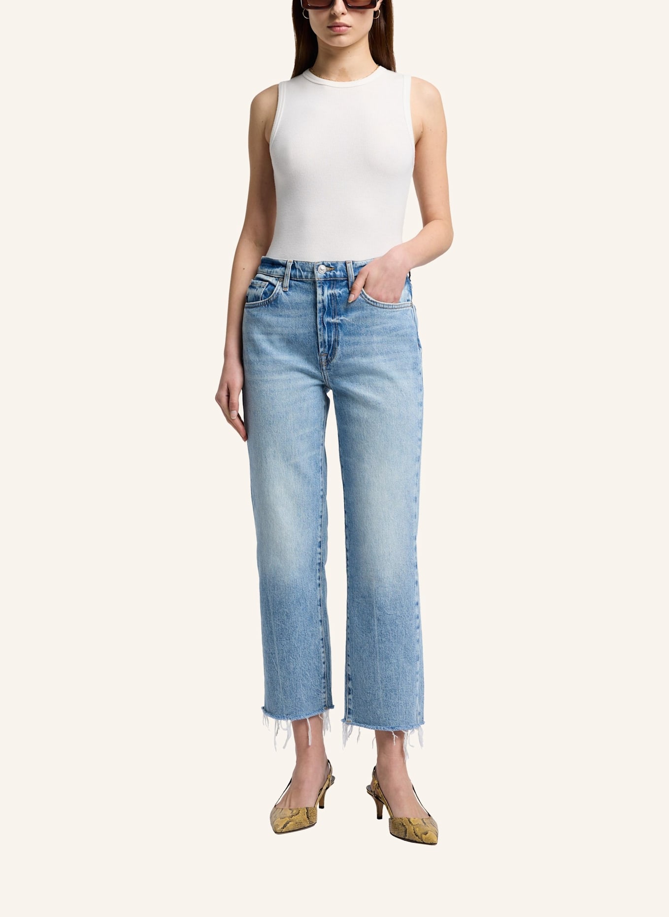 7 for all mankind Jeans LOGAN STOVEPIPE Straight Fit: BLAU