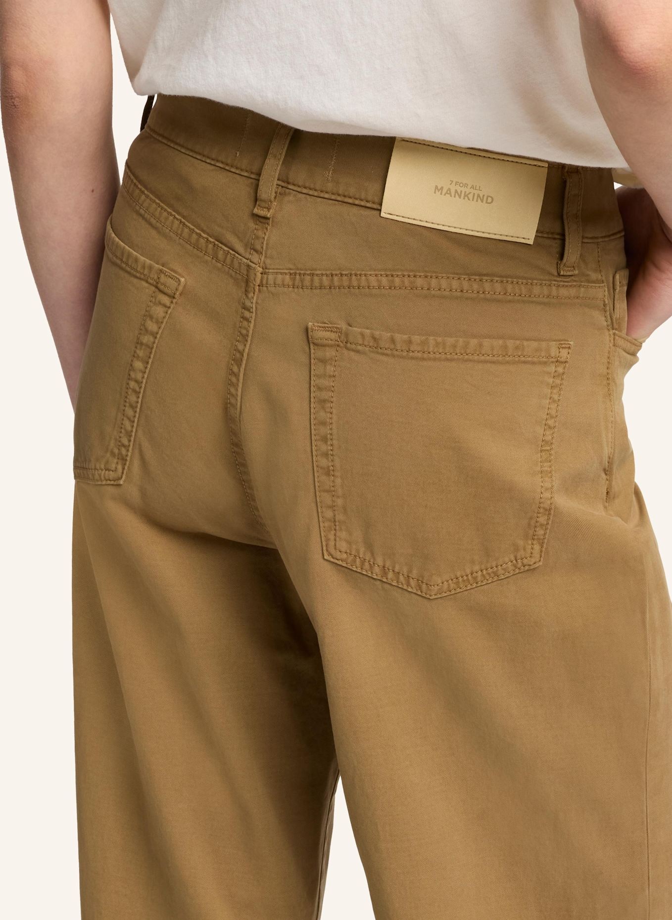 7 for all mankind Wide Leg Jeans LOTTA: BEIGE