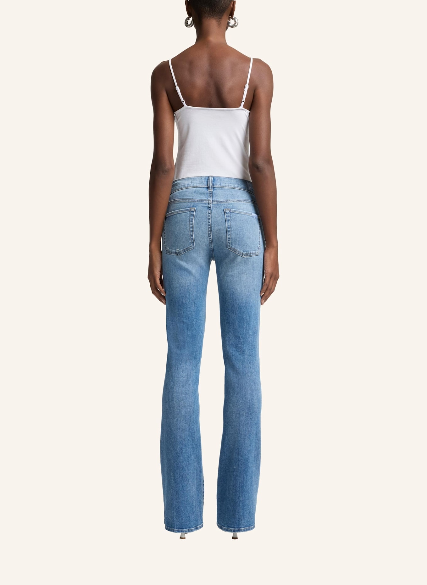 7 for all mankind Bootcut Jeans: BLAU