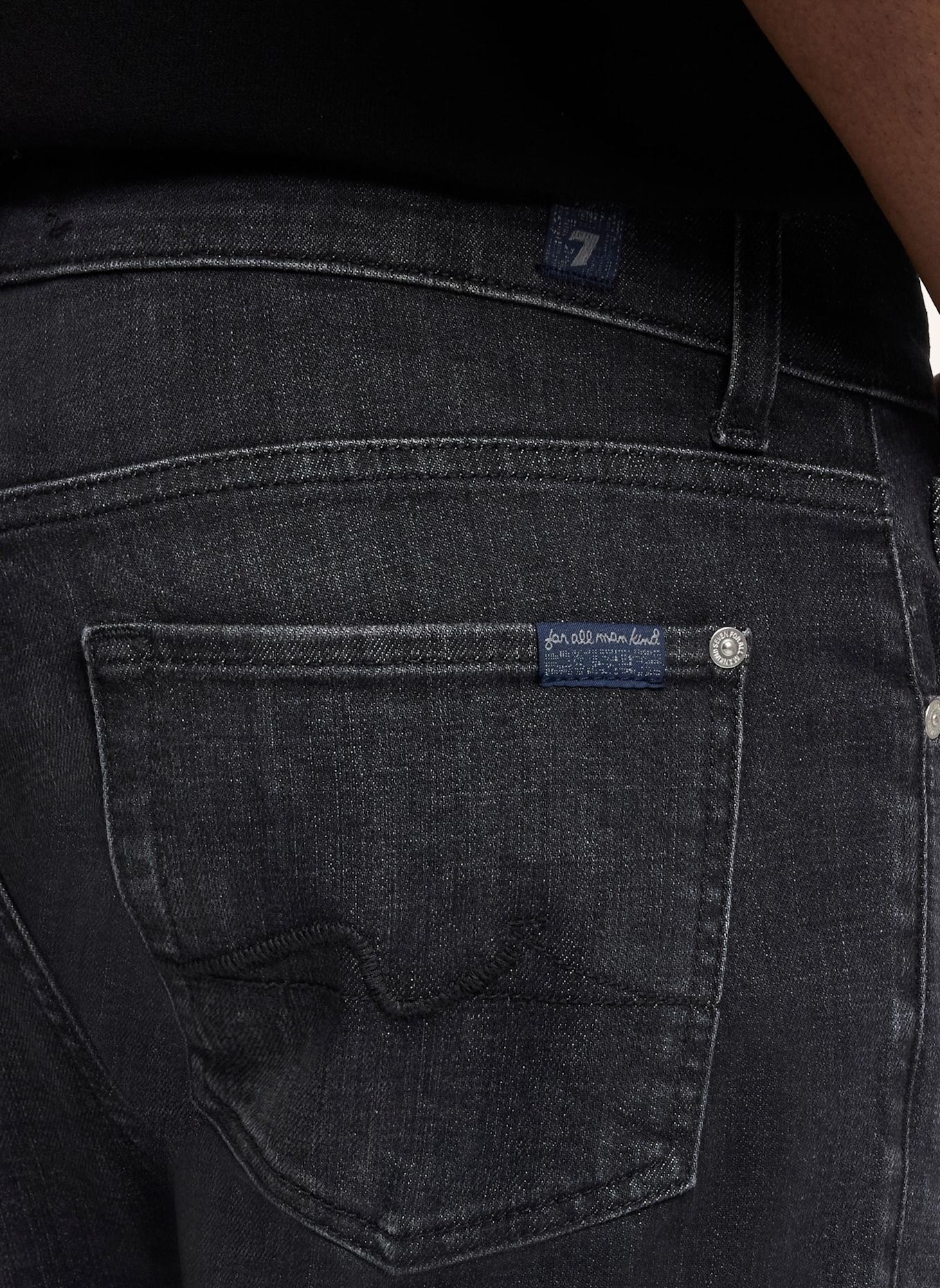 7 for all mankind Jeans SLIMMY TAPERED Skinny Fit: SCHWARZ