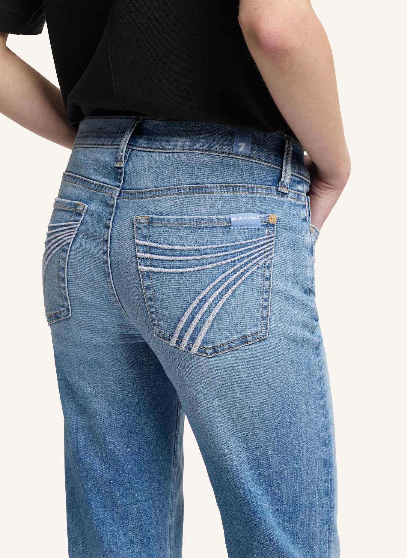 7 for all mankind Jeans DOJO TAILORLESS Flare Fit: BLAU