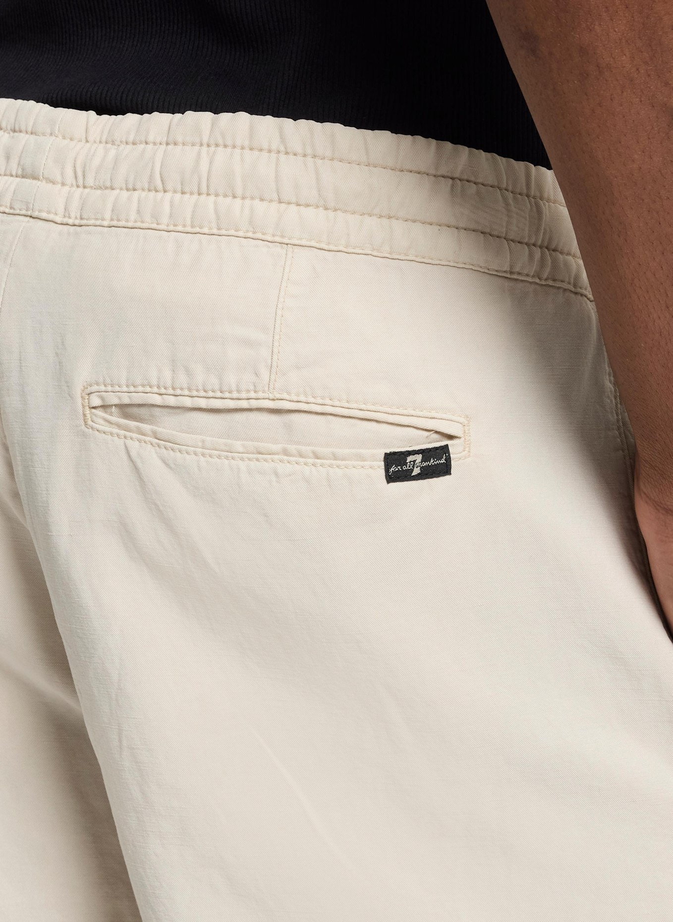 7 for all mankind Shorts JOGGER: WEISS