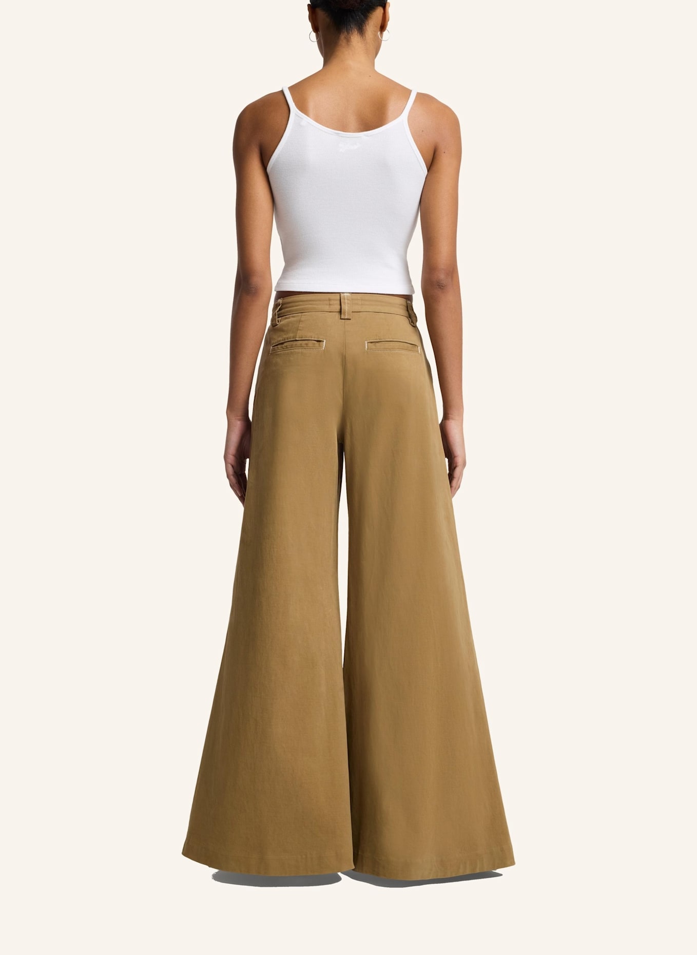 7 for all mankind Pants WILLOW Wide Leg fit: BEIGE