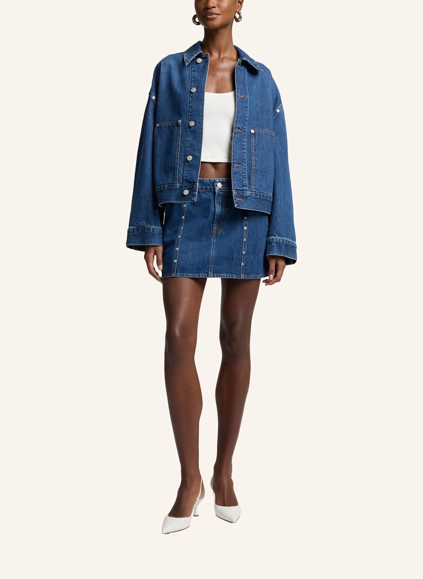 7 for all mankind Skirt MILLY: BLAU