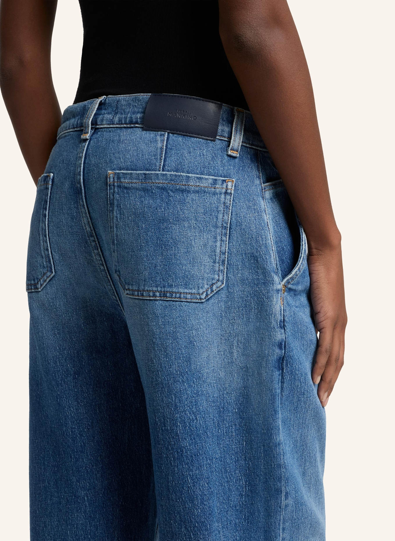 7 for all mankind Pants BONNIE Wide Leg fit: BLAU