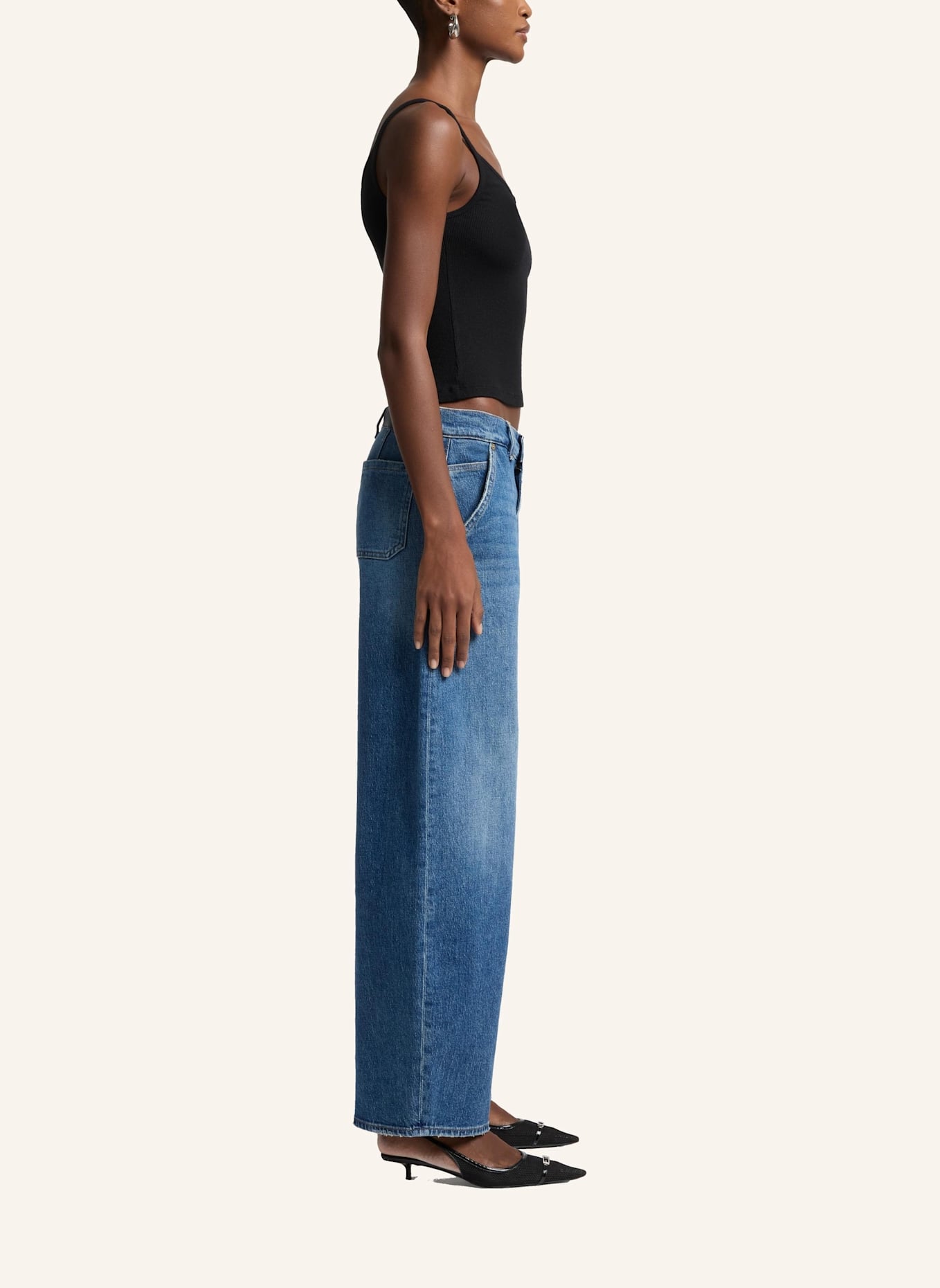 7 for all mankind Pants BONNIE Wide Leg fit: BLAU