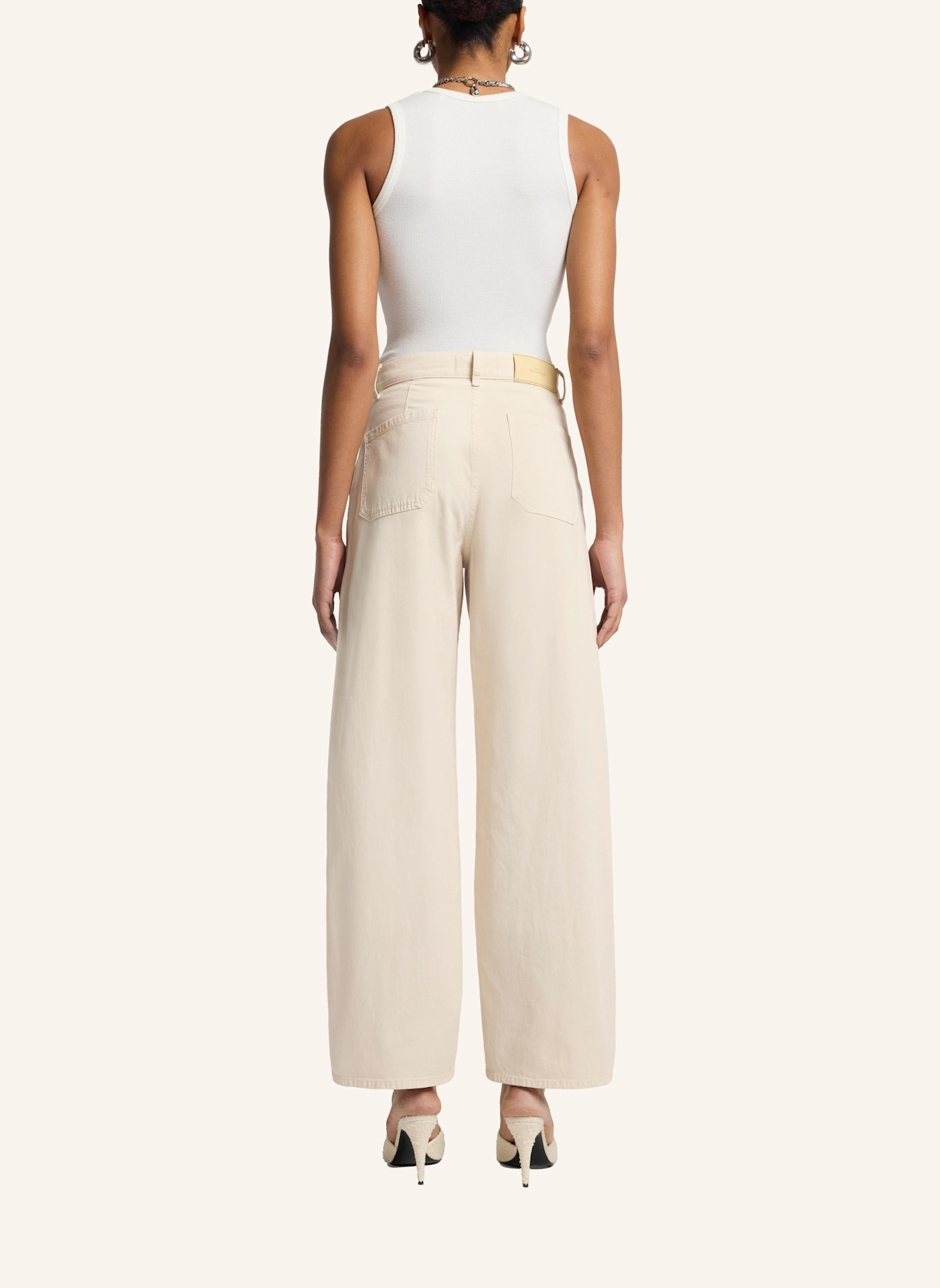 7 for all mankind Pants BONNIE Wide Leg fit: WEISS