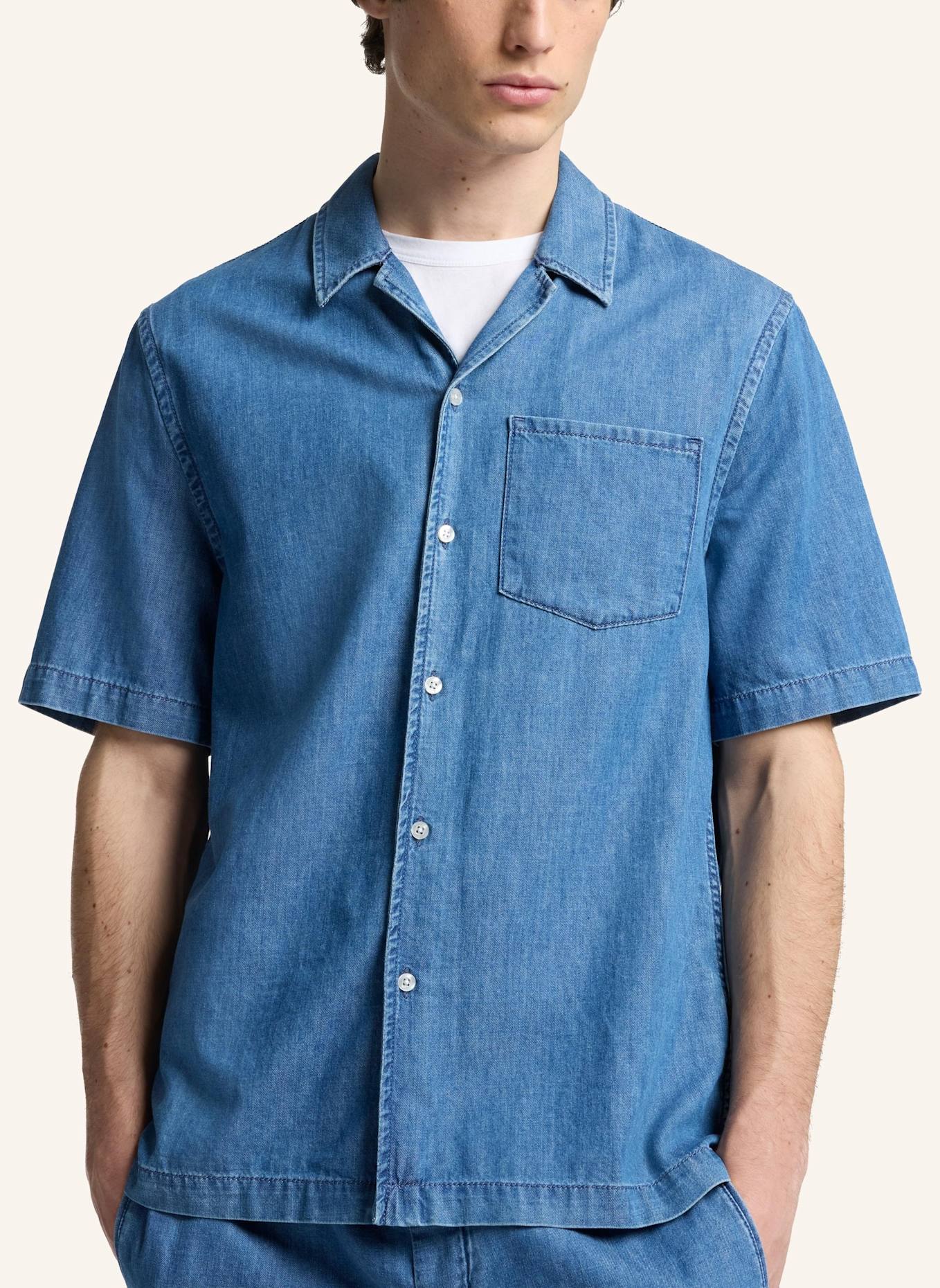 7 for all mankind Jeanshemd Regular FIt: BLAU