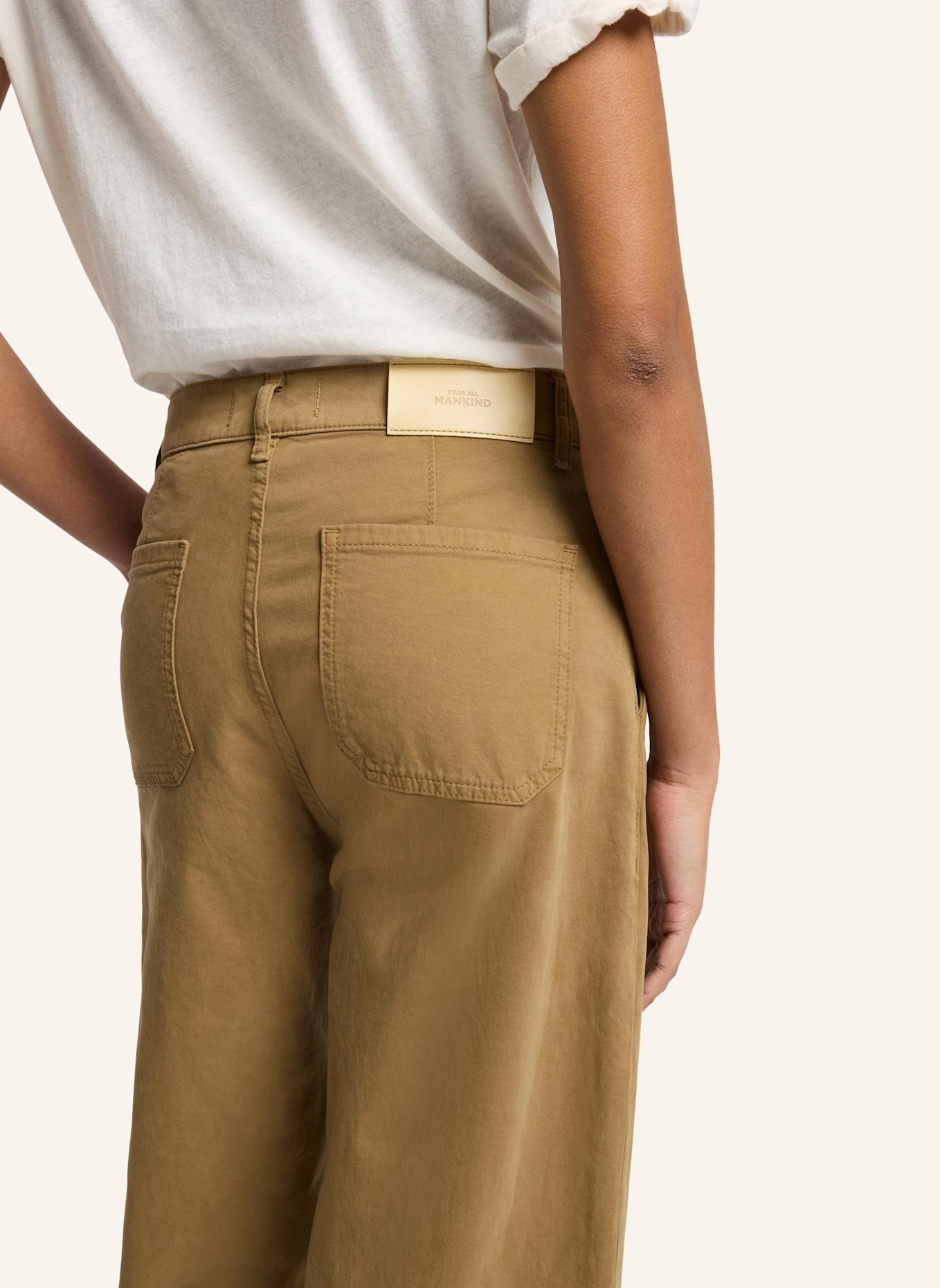 7 for all mankind Pants BONNIE Wide Leg fit: BEIGE