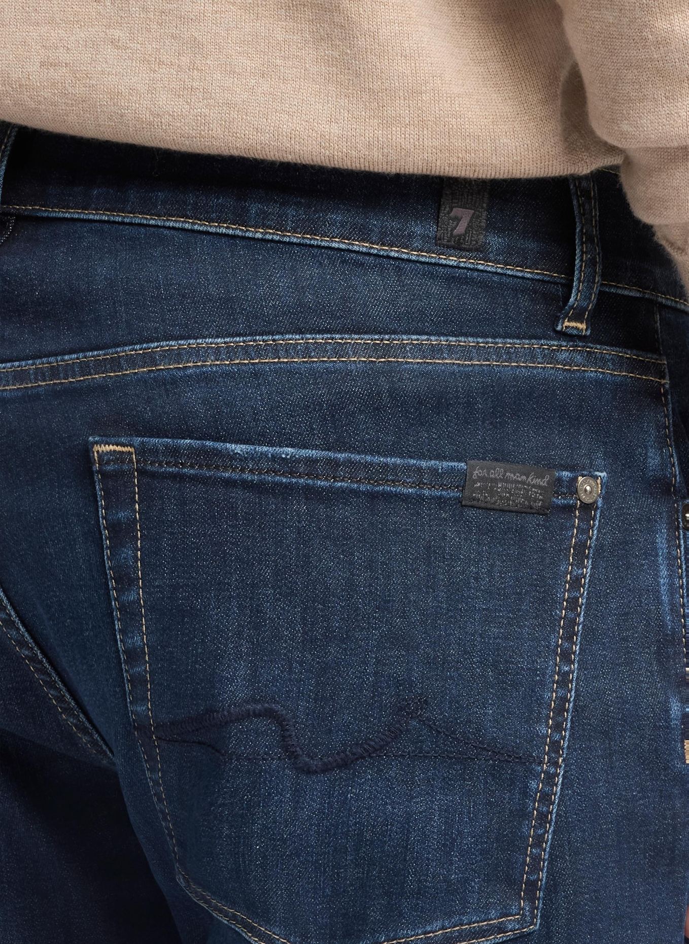 7 for all mankind Jeans STANDARD Straight Fit: BLAU / DUNKELBLAU