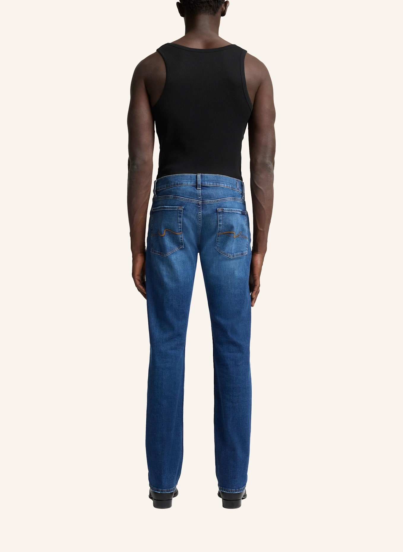 7 for all mankind Jeans STANDARD Straight Fit: BLAU