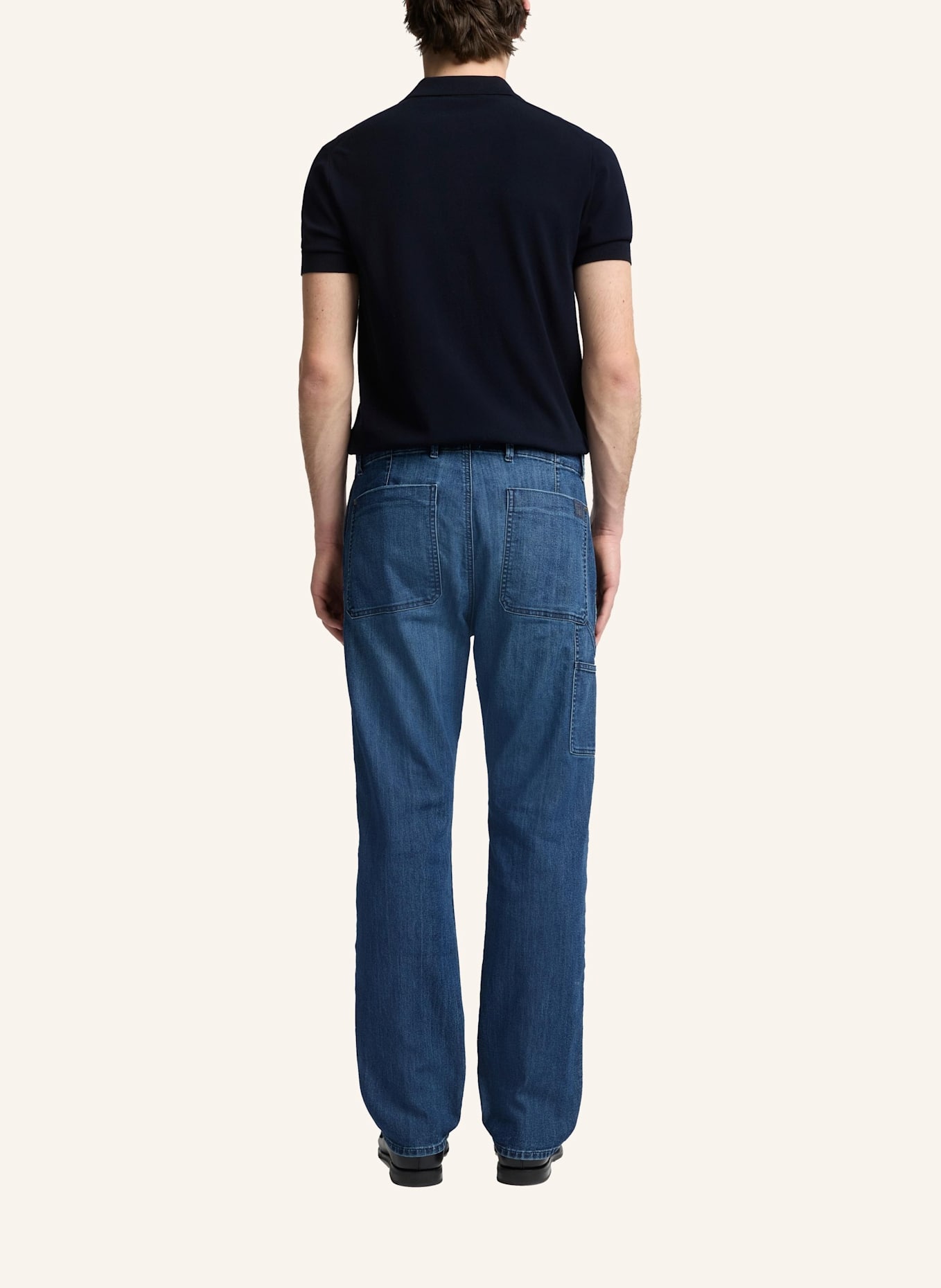 7 for all mankind Chino Pant CARPENTER Straight Fit: BLAU