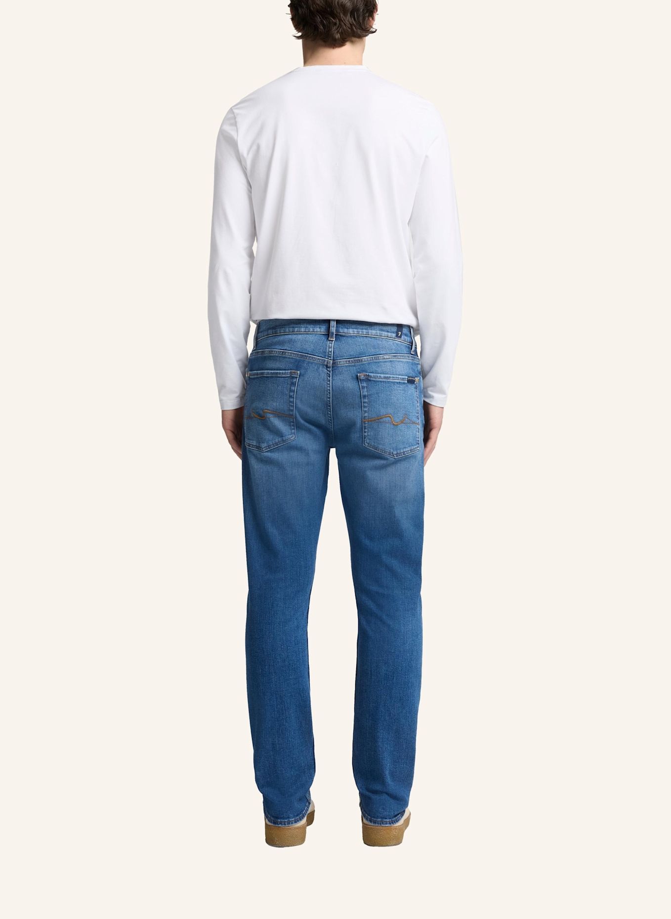 7 for all mankind Jeans THE STRAIGHT Straight Fit: BLAU