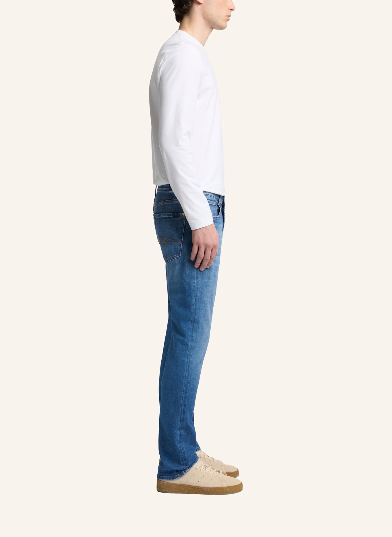 7 for all mankind Jeans THE STRAIGHT Straight Fit: BLAU