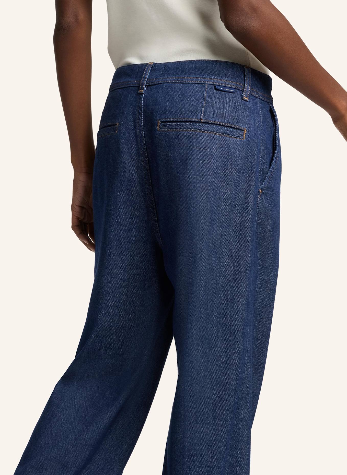 7 for all mankind Pants PLEATED Wide Leg fit: BLAU