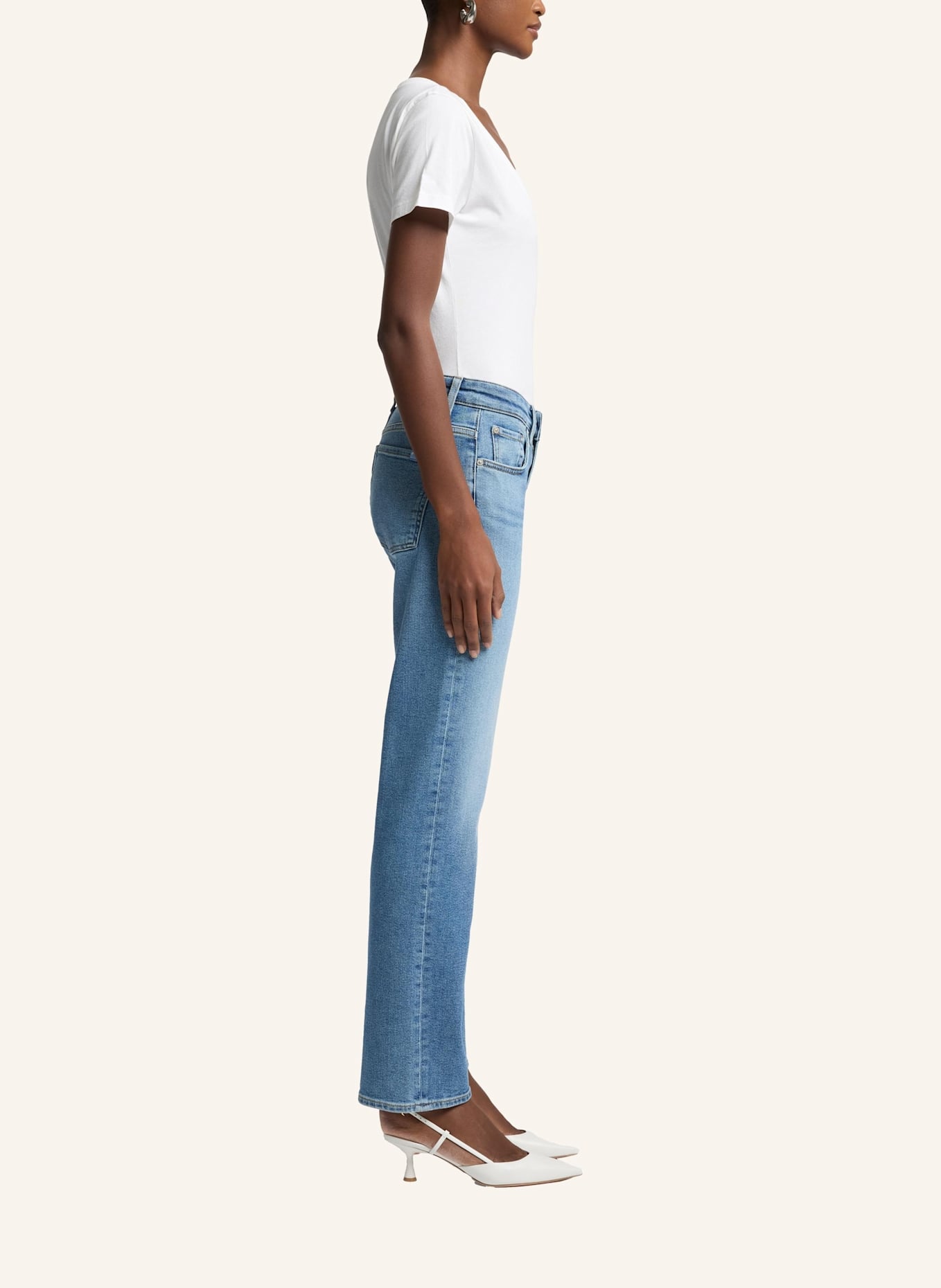 7 for all mankind Jeans CALIE STRAIGHT Straight Fit: BLAU