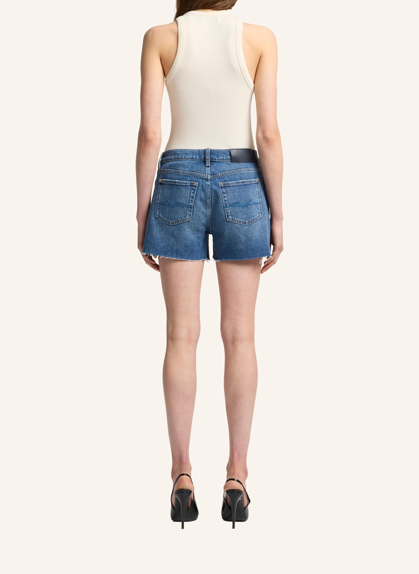 7 for all mankind Shorts MID: BLAU