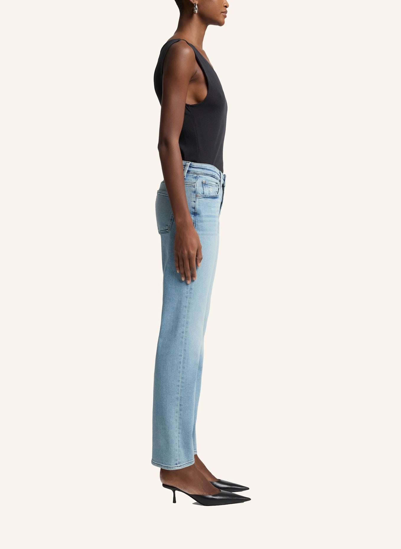 7 for all mankind Jeans CALIE STRAIGHT Straight Fit: BLAU
