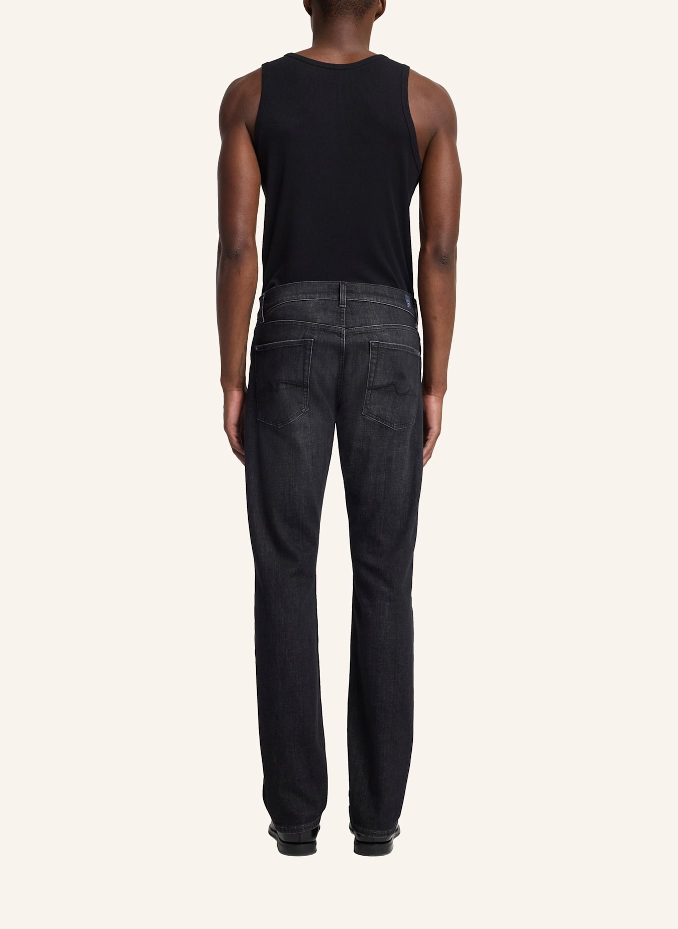 7 for all mankind Jeans THE STRAIGHT Straight Fit: SCHWARZ
