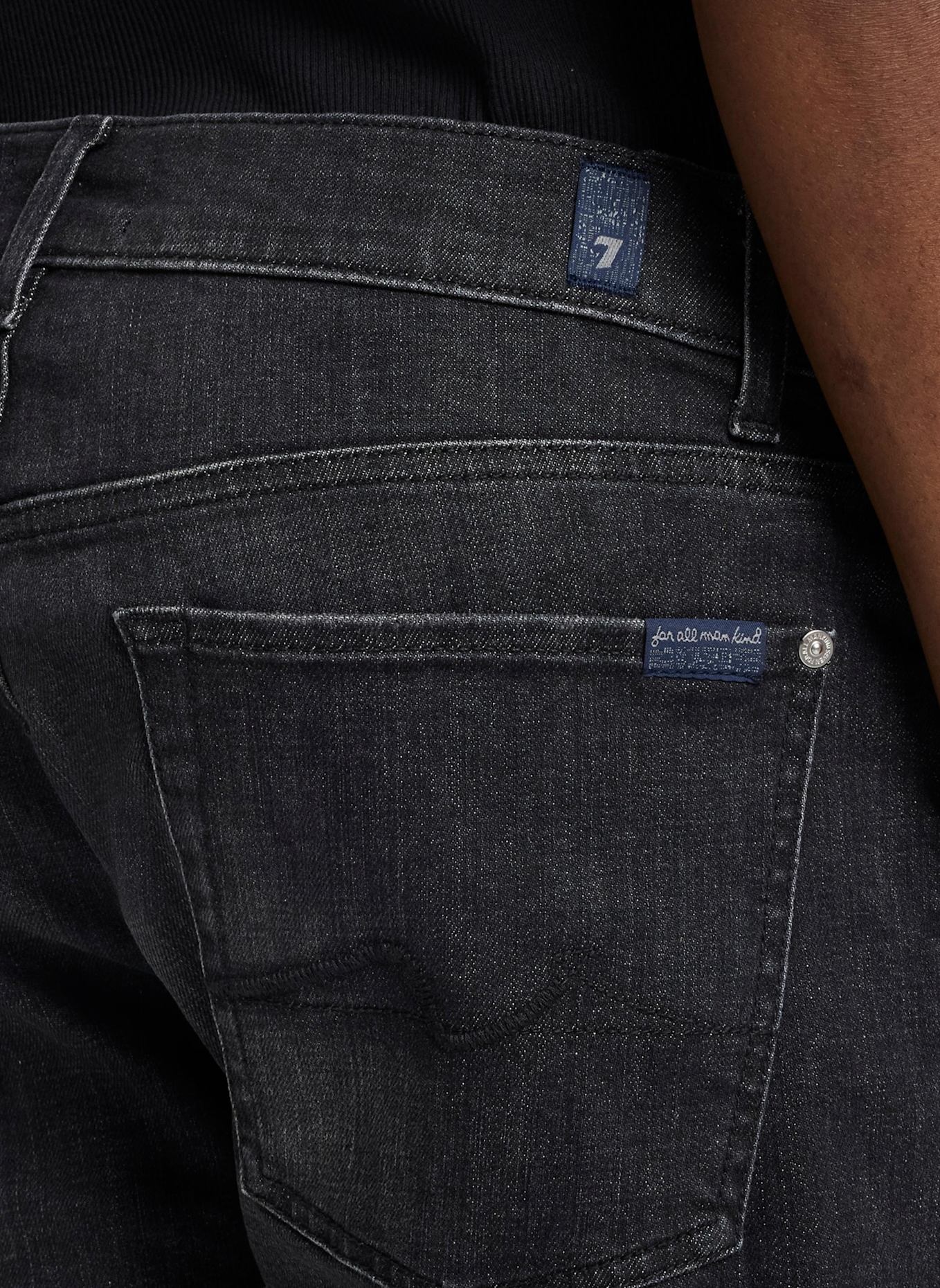 7 for all mankind Jeans THE STRAIGHT Straight Fit: SCHWARZ
