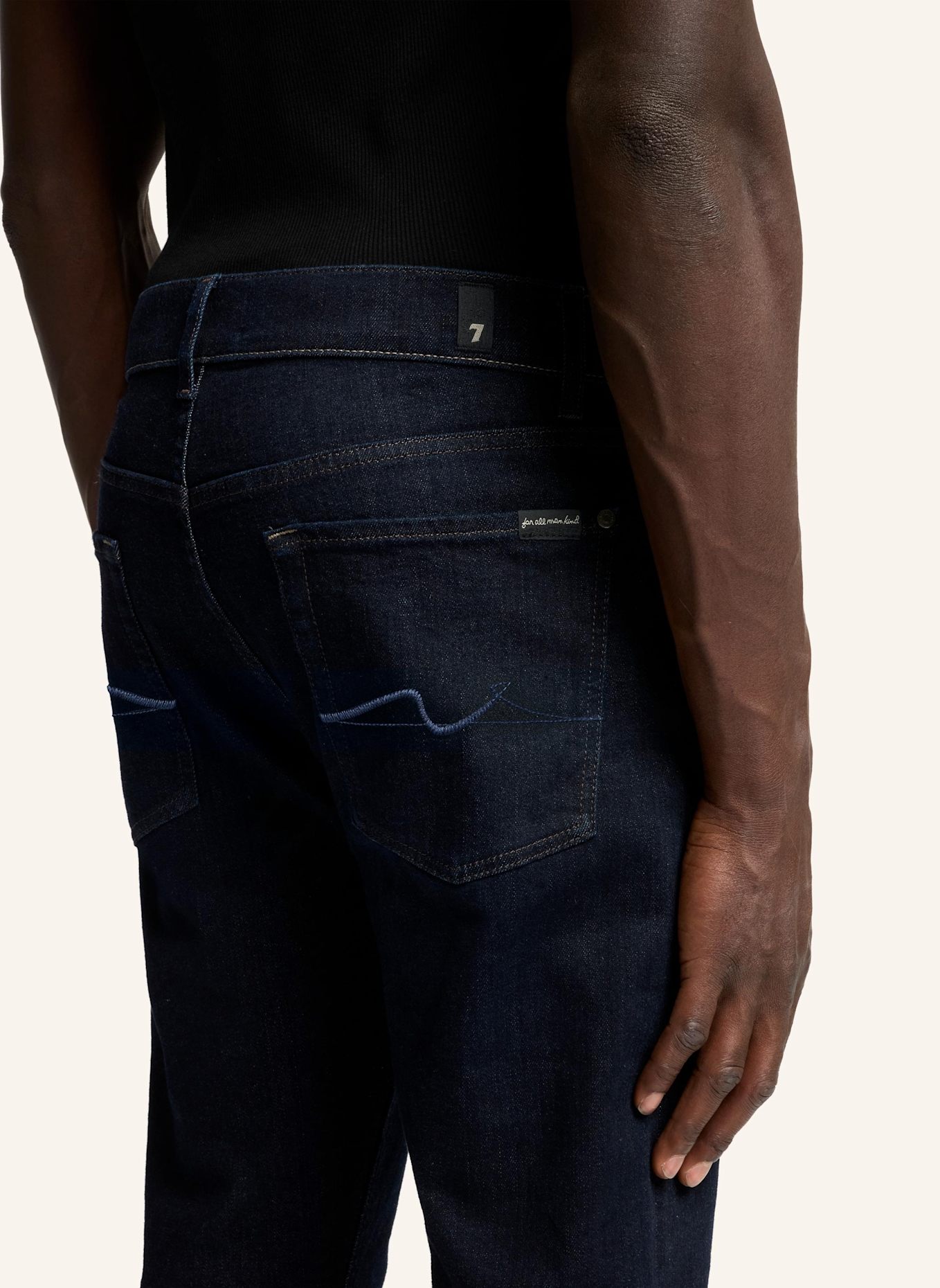 7 for all mankind Jeans THE STRAIGHT Straight Fit: BLAU