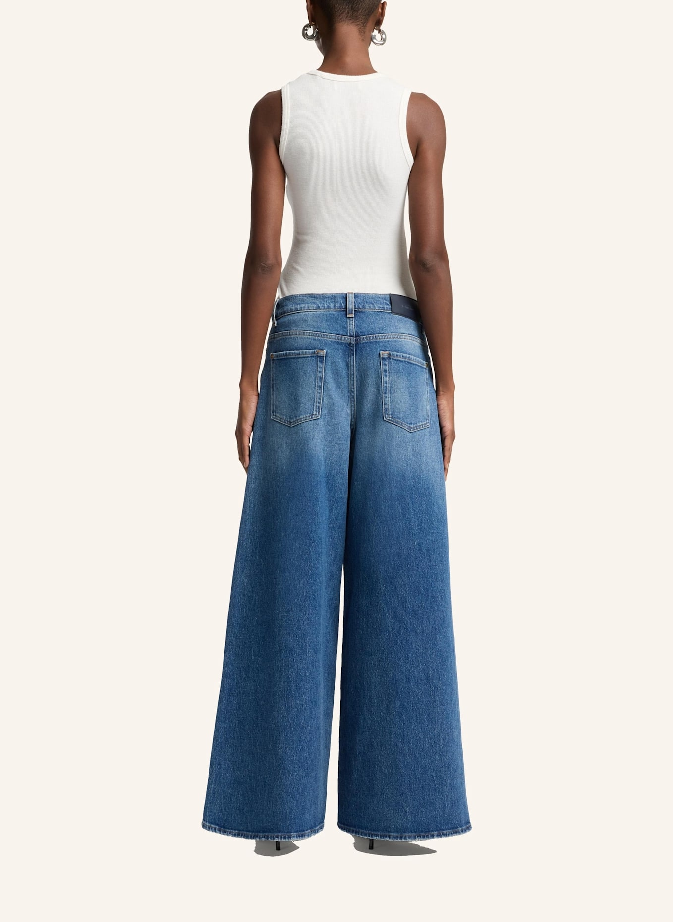 7 for all mankind Jeans MARIE WIDE LEG Wide Leg fit: BLAU