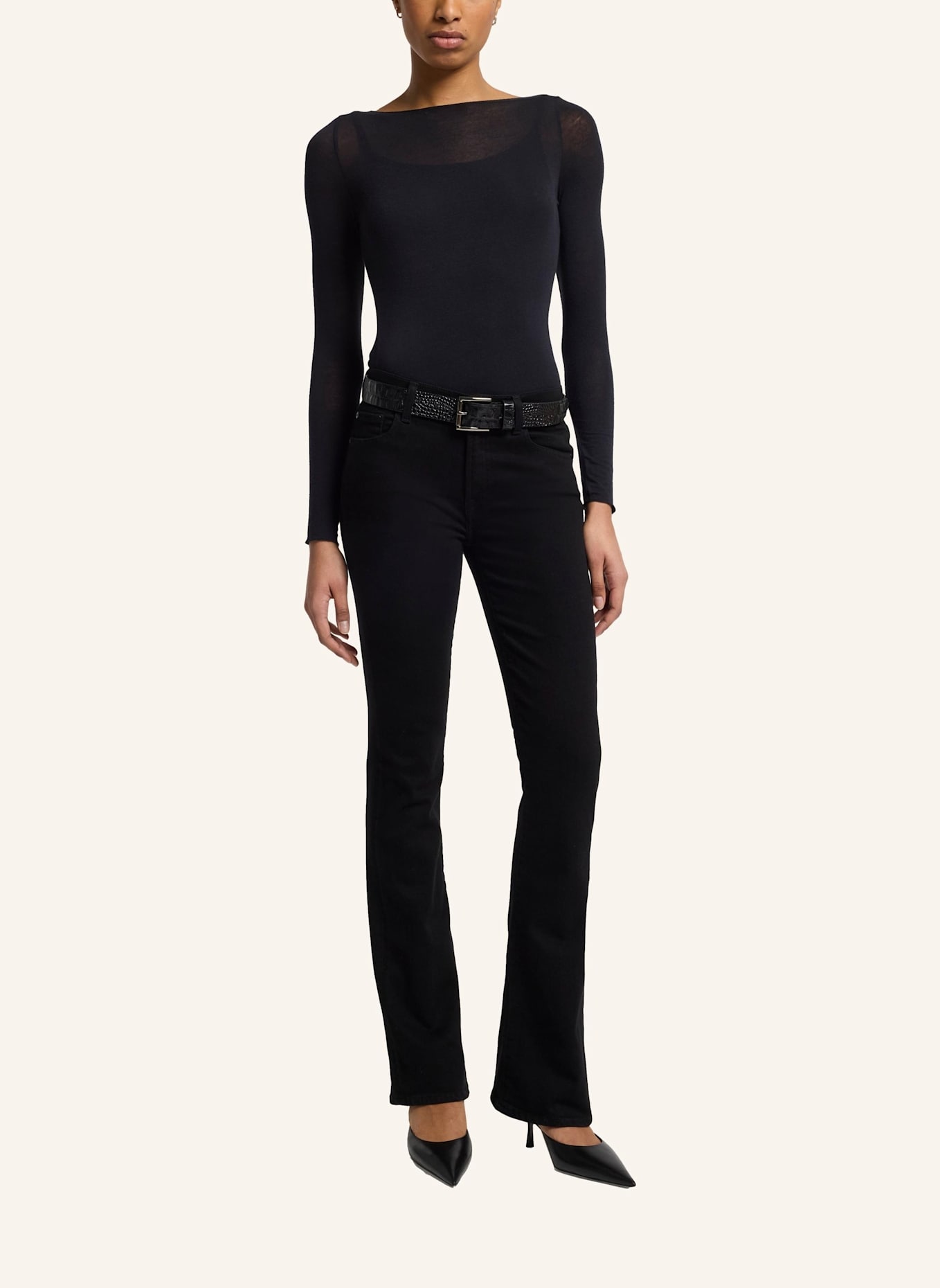 7 for all mankind Bootcut Jeans BOOTCUT: SCHWARZ