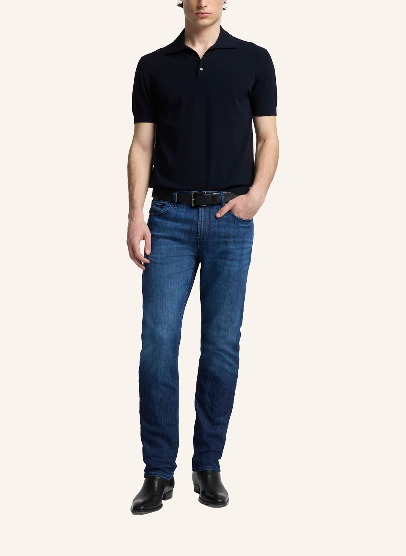 7 for all mankind Jeans THE STRAIGHT Straight Fit: BLAU