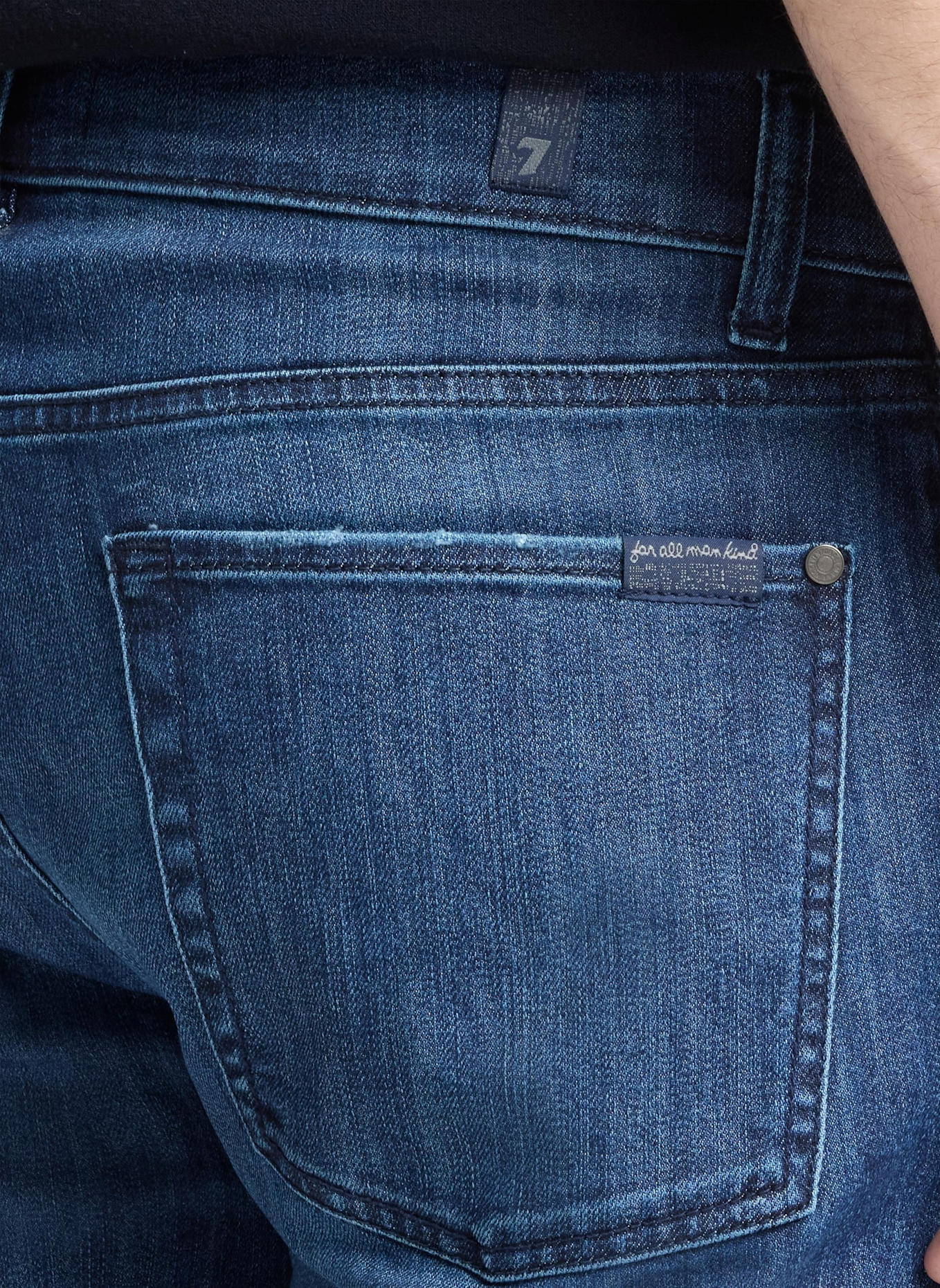 7 for all mankind Jeans THE STRAIGHT Straight Fit: BLAU