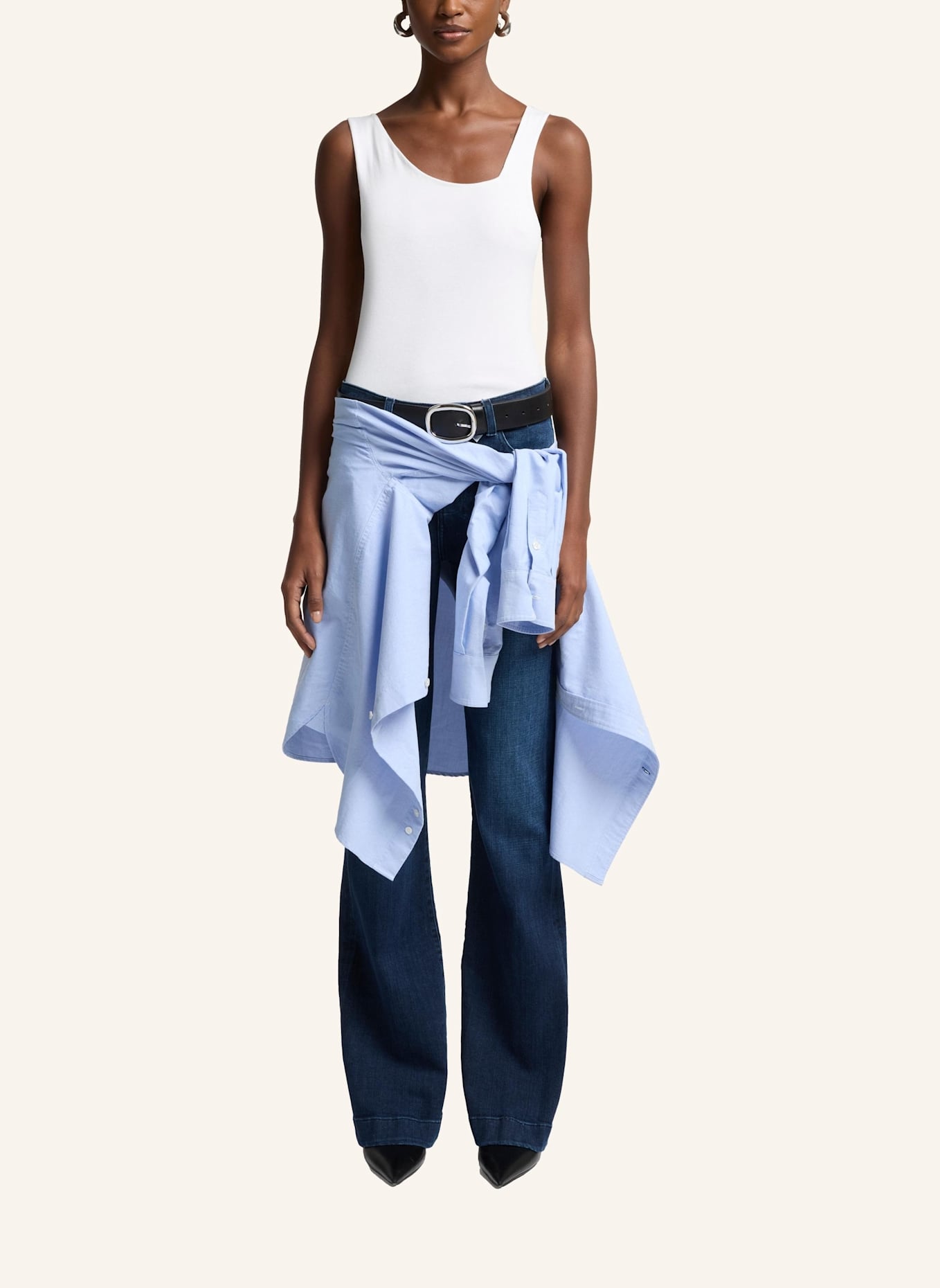 7 for all mankind Jeans DOJO Flare Fit: BLAU